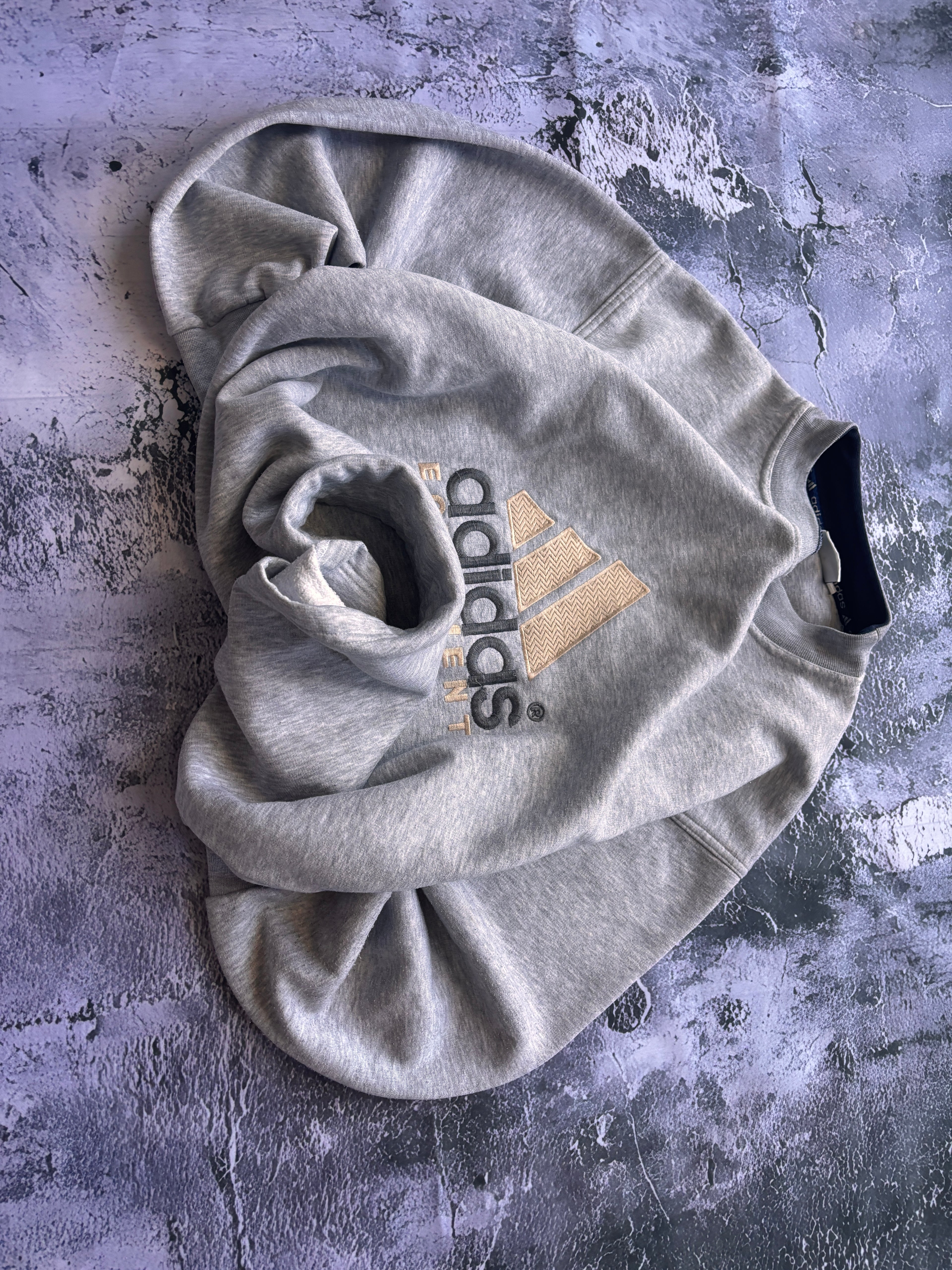 BLUZA CREWNECK ADIDAS VINTAGE OVERSIZE BAGGY