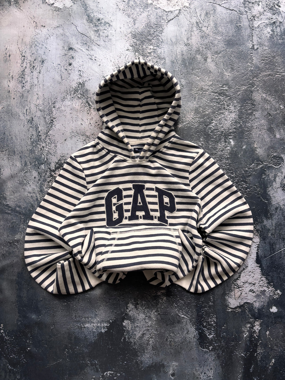 bluza hoodie Gap paski stripes vintage 90s retro