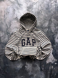 bluza hoodie Gap paski stripes vintage 90s retro