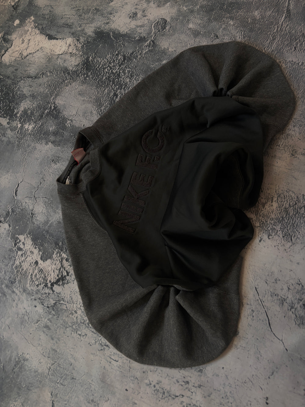 bluza crewneck szaro-czarna NIKE F.C.