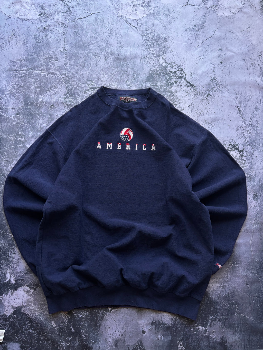 BLUZA HOODIE AMERICA VINTAGE RETRO JANSPORT UNIKAT