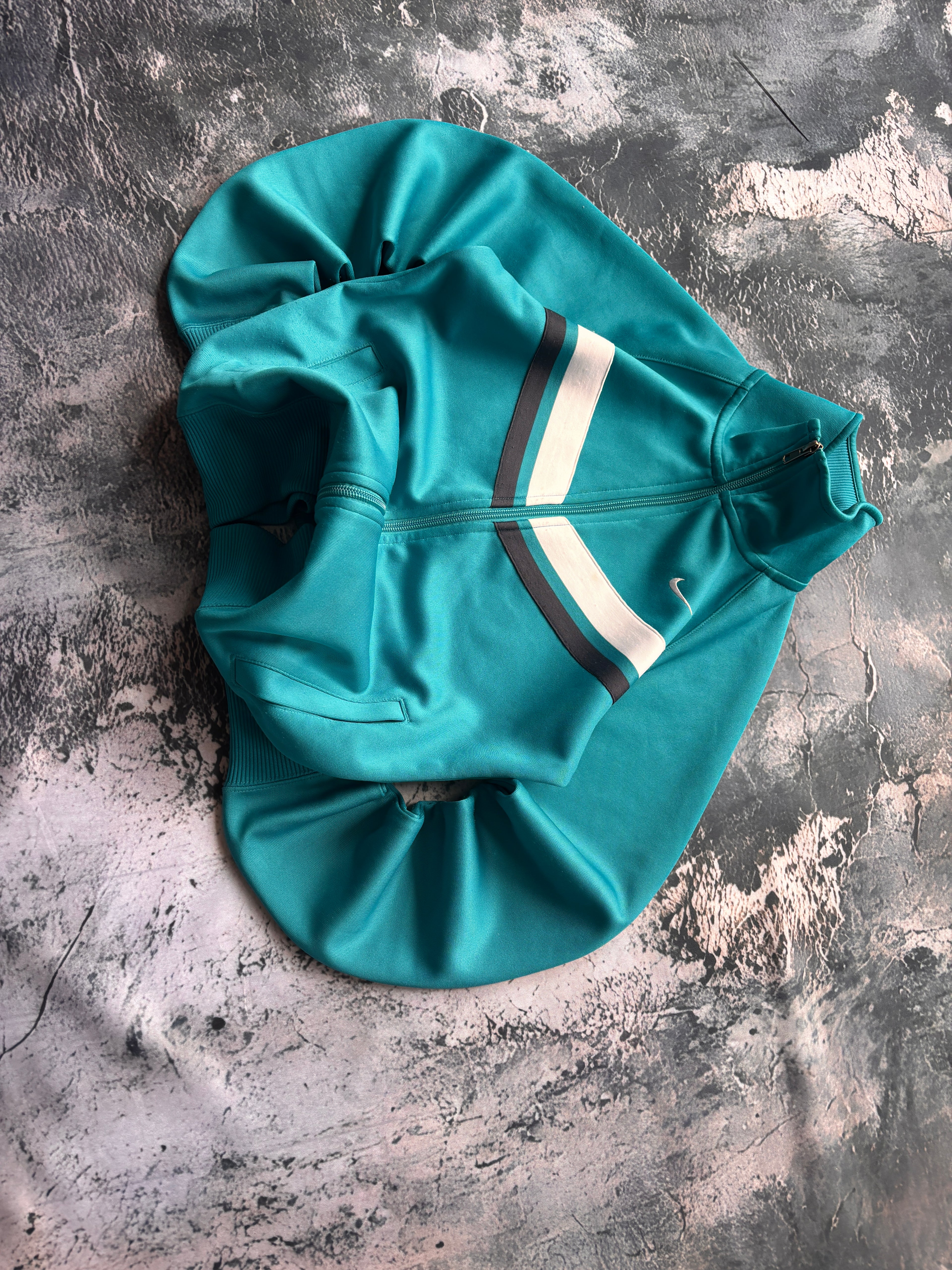 BLUZA ZIP NIKE TIFFANY BLUE PROSTY KRÓJ VINTAGE