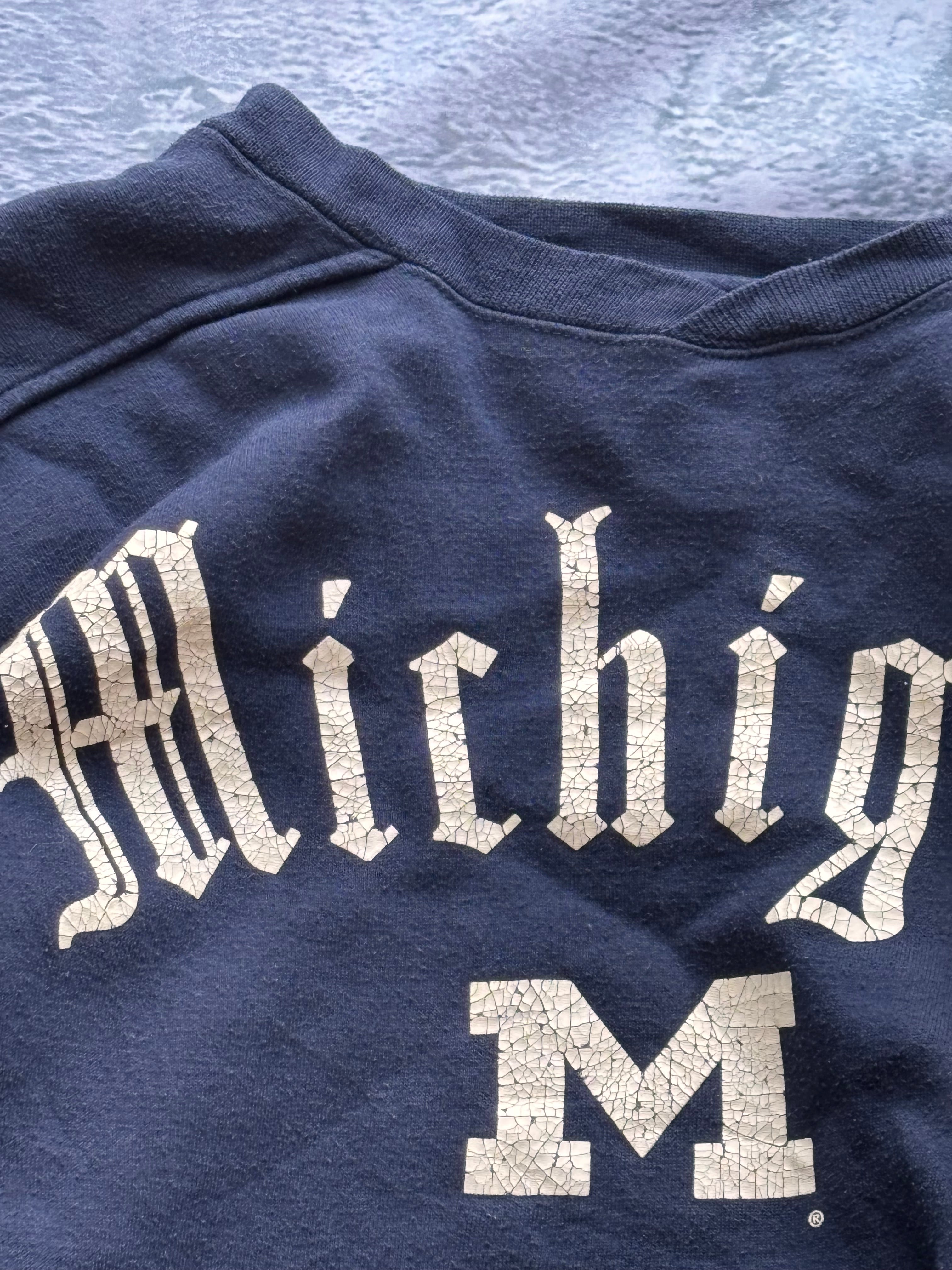 bluza crewneck MICHIGAN USA M streetwear 2000s