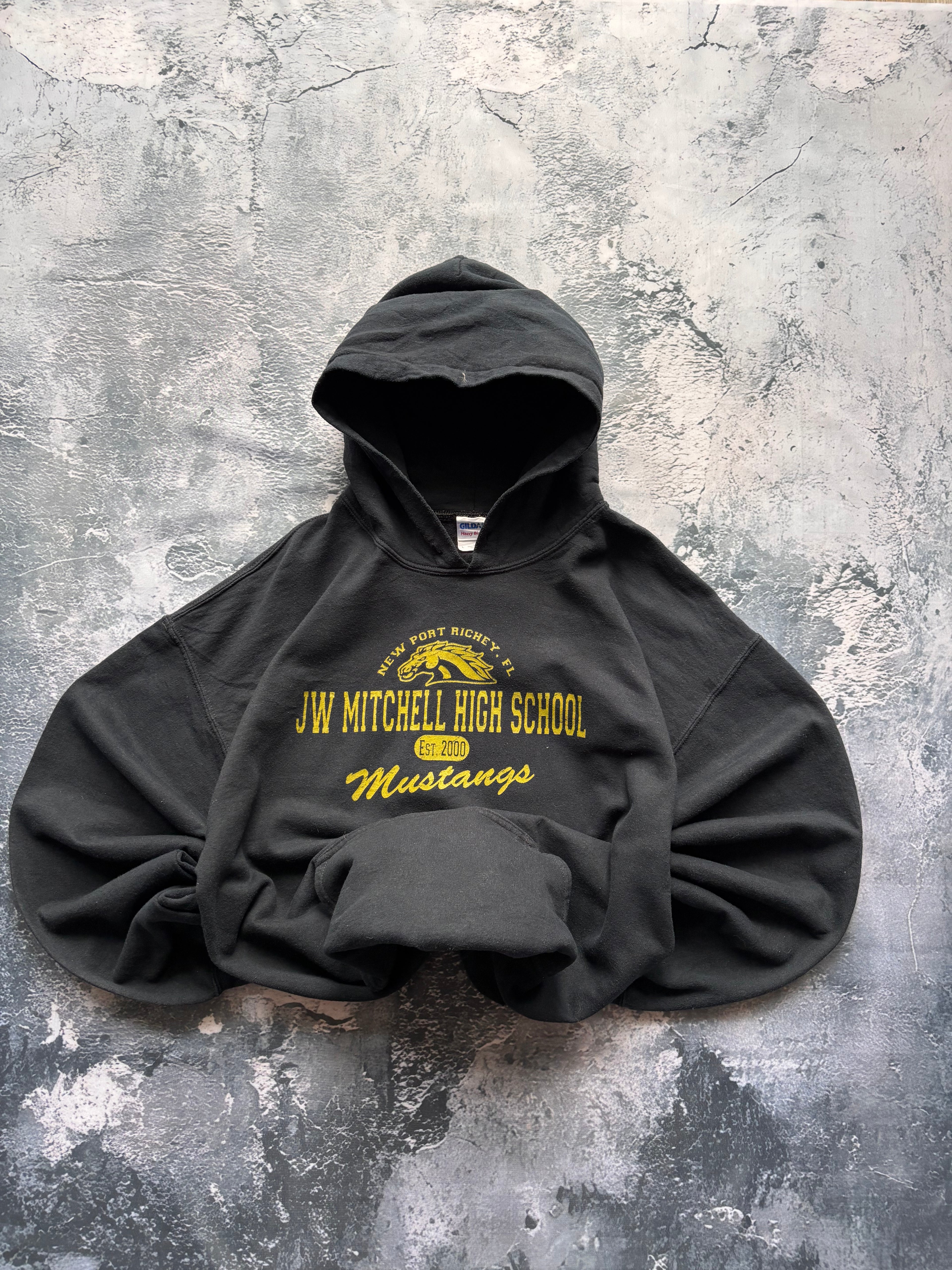 Bluza hoodie uniwersytecka MITCHELL HIGH SCHOOL vintage