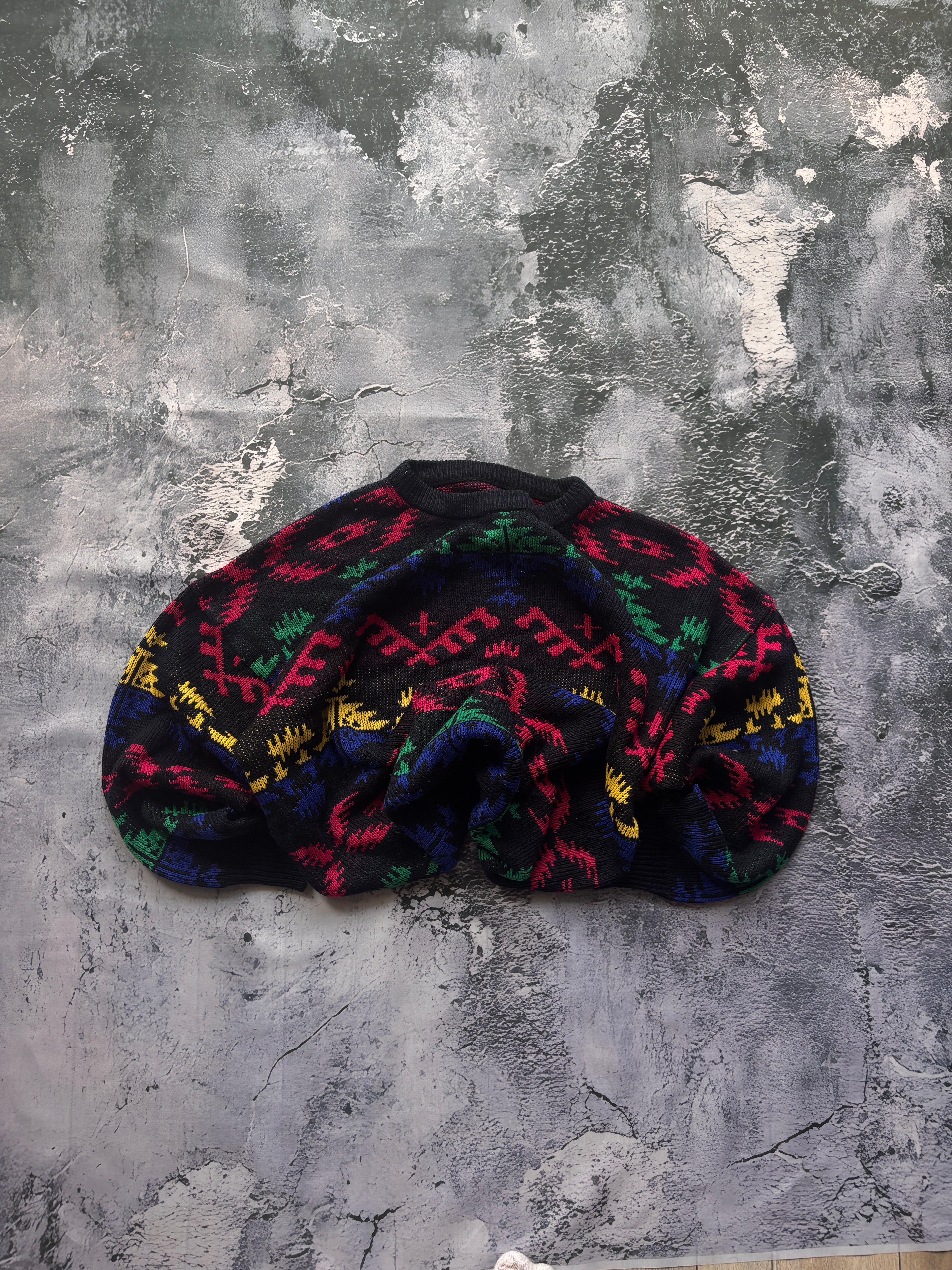 SWETER RETRO VINTAGE MULTICOLOR