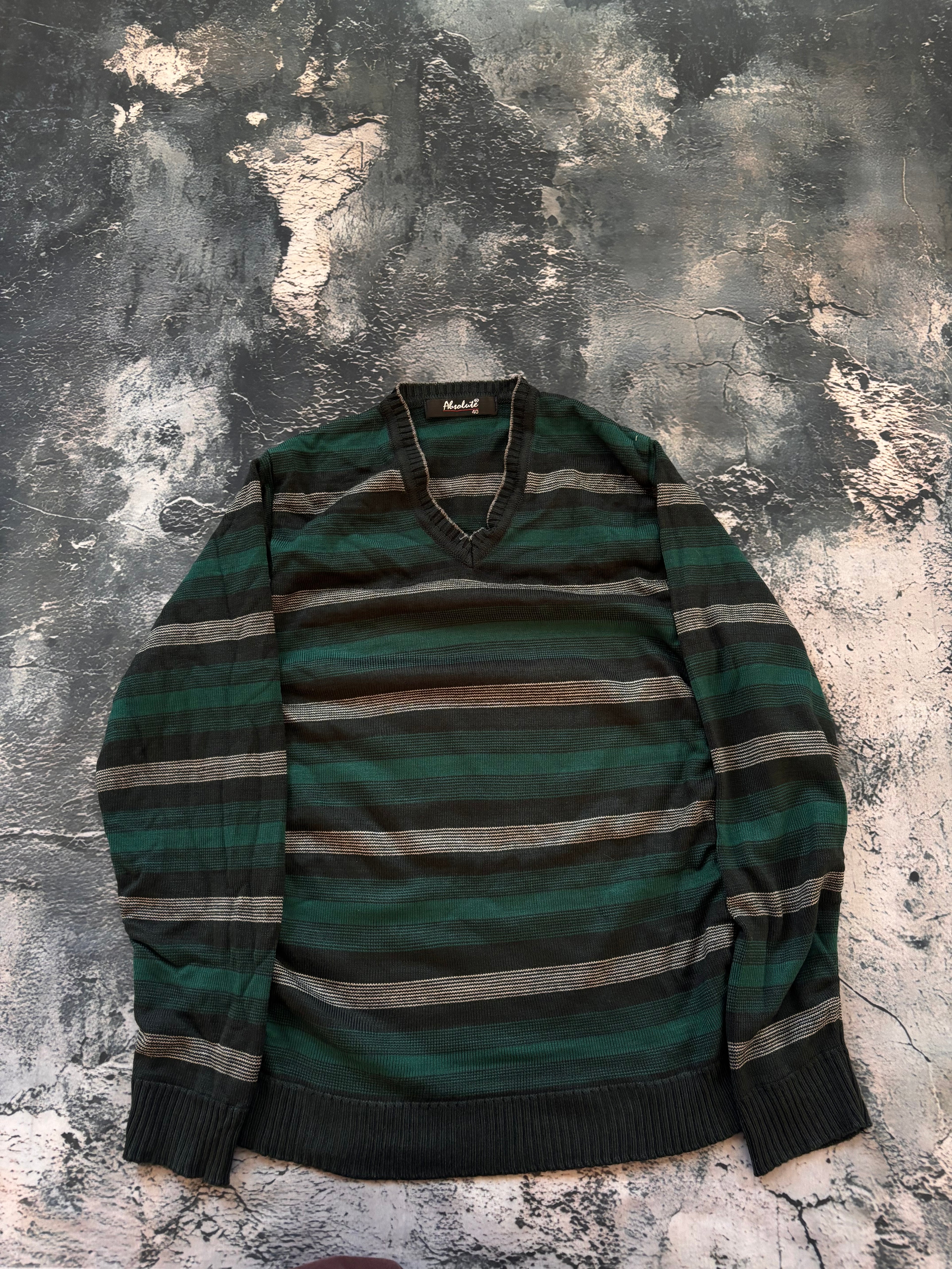 Sweter zielony oversize vintage