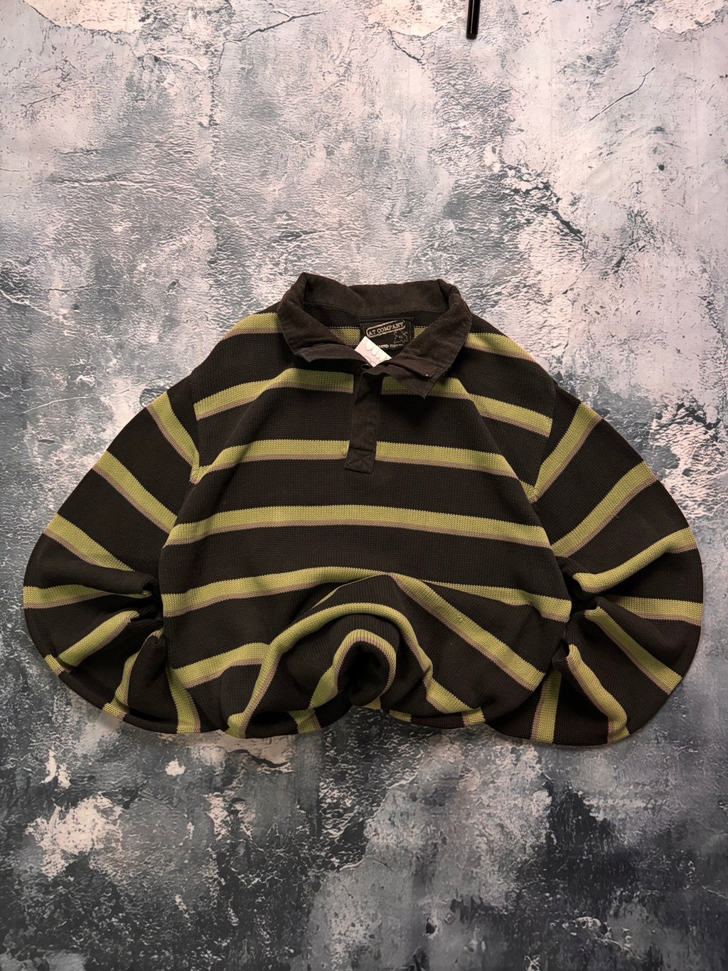 bluza vintage khaki brązowa