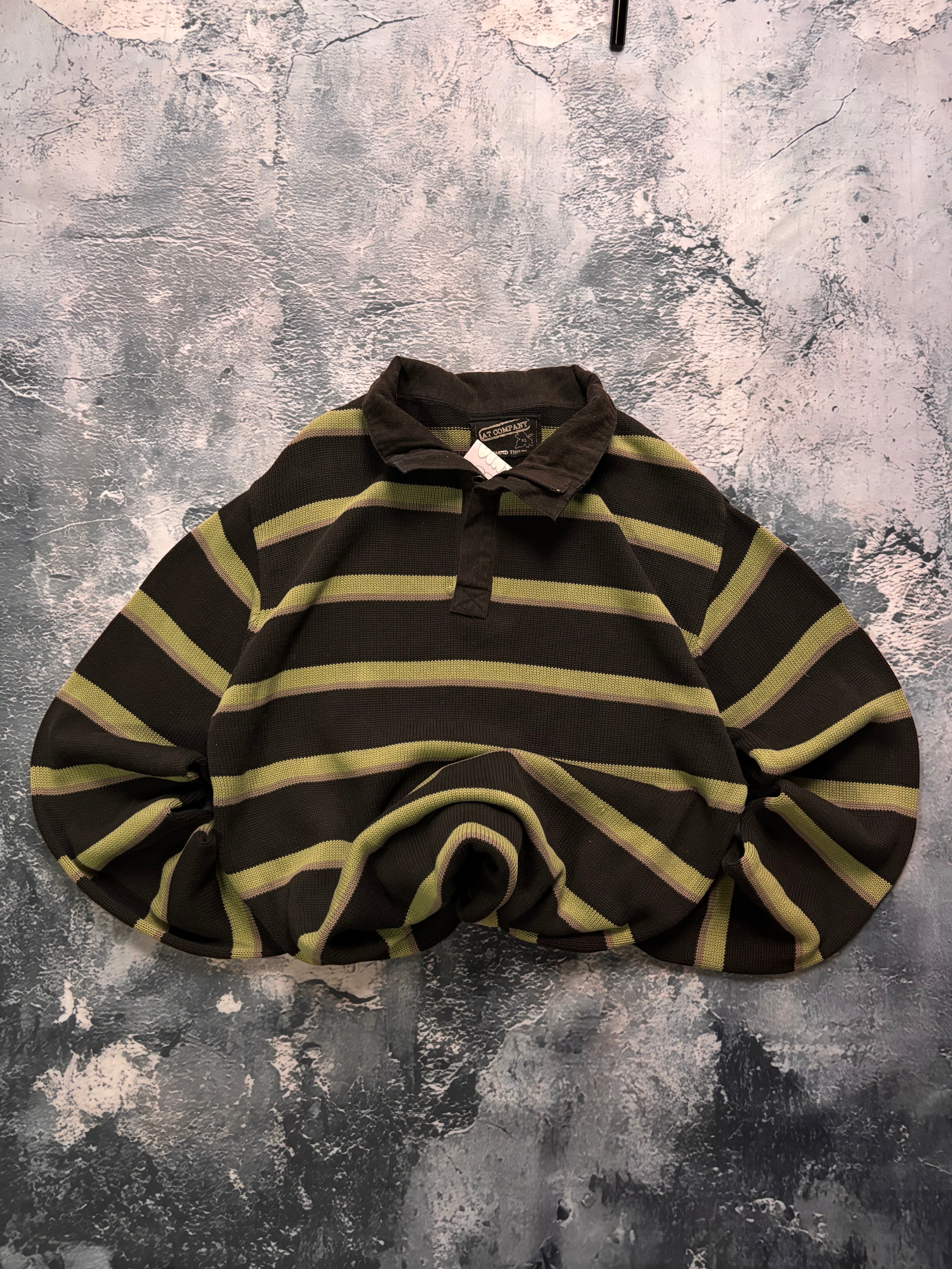 bluza vintage khaki brązowa