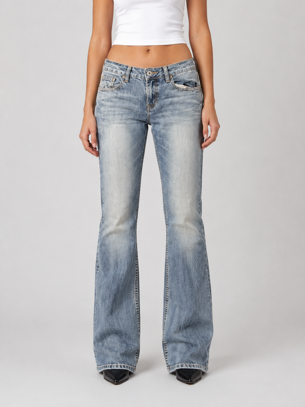 jeans vintage jasne y2k trend tiktok