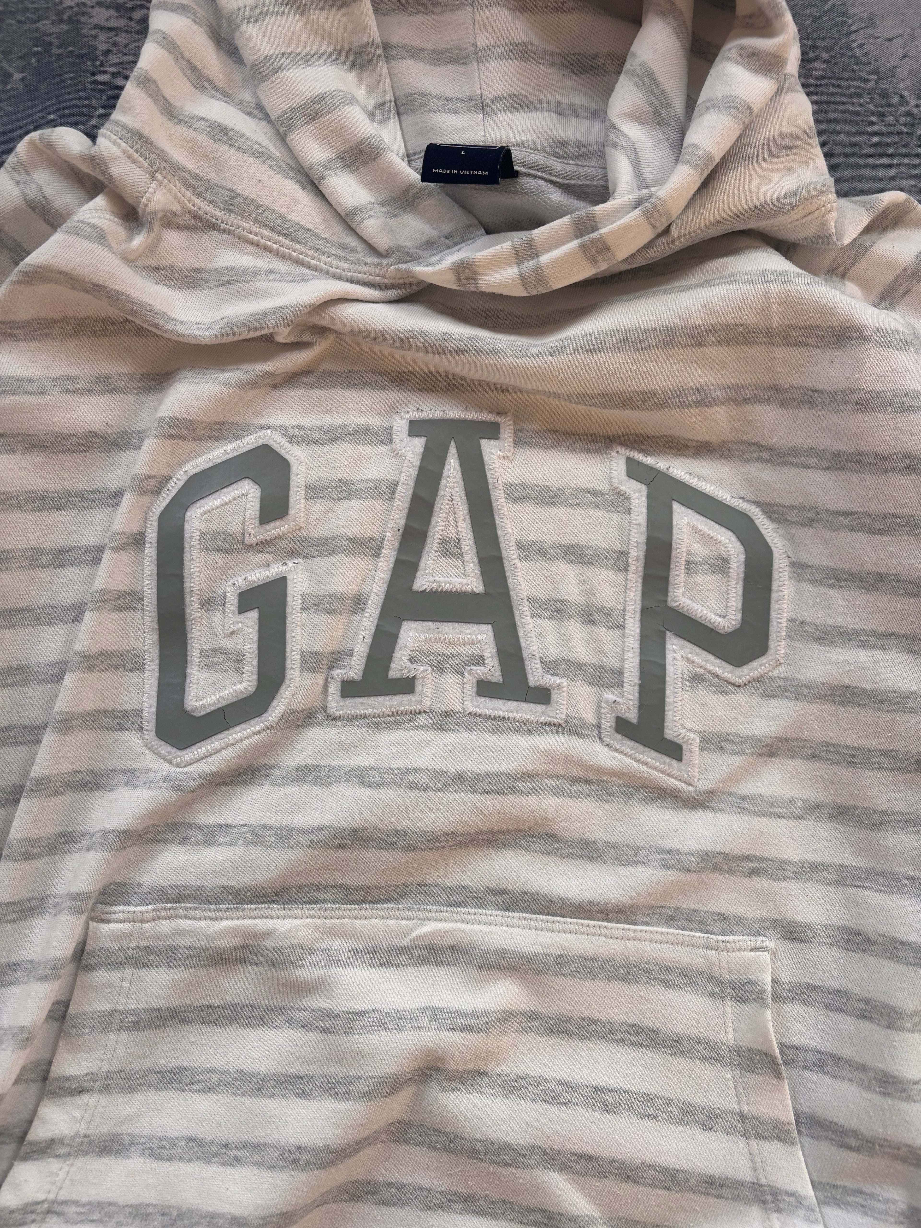 Bluza hoodie Gap w paski