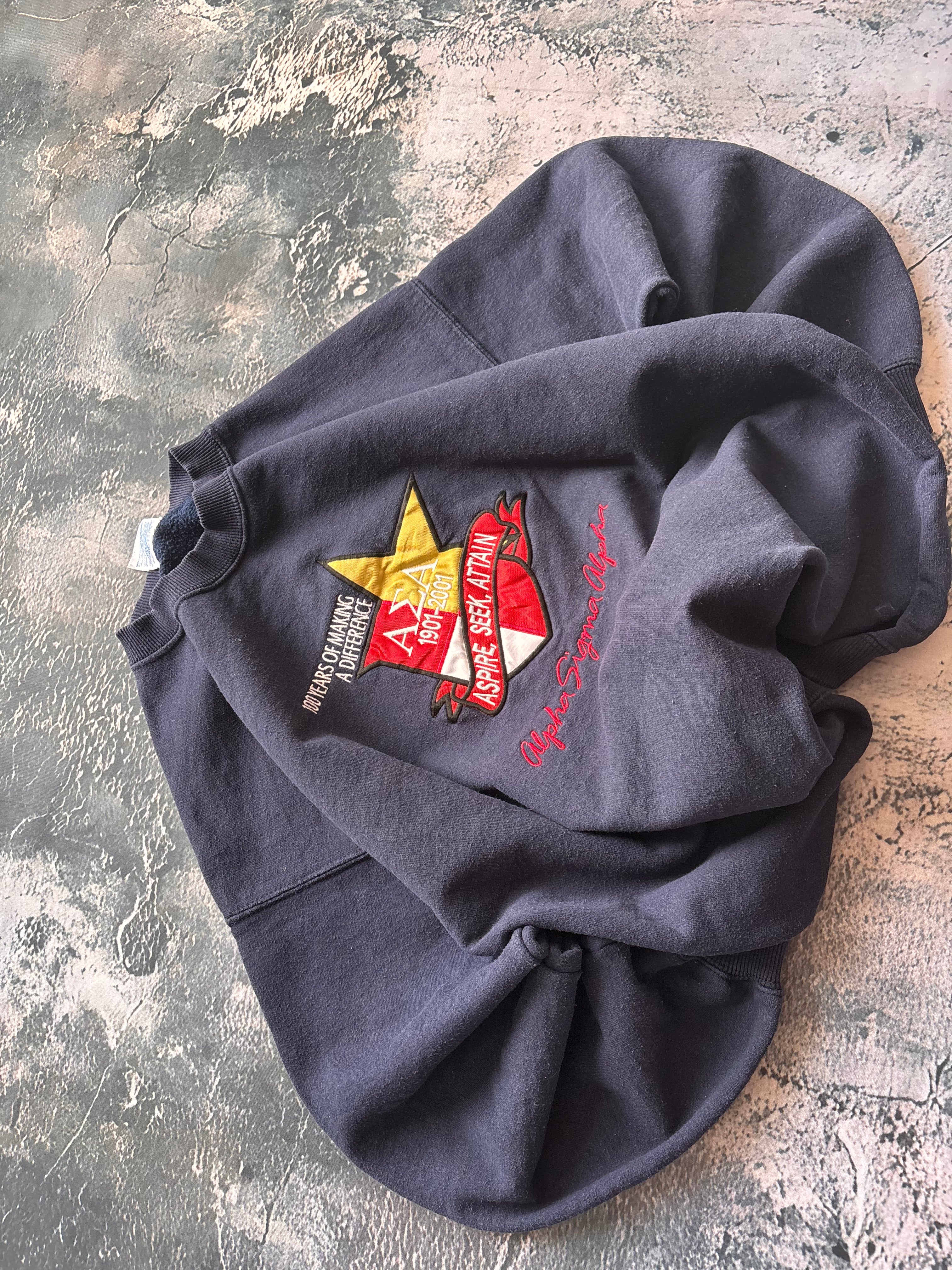 Bluza crewneck oversize vintage oldschool retro 90s streetwear basic