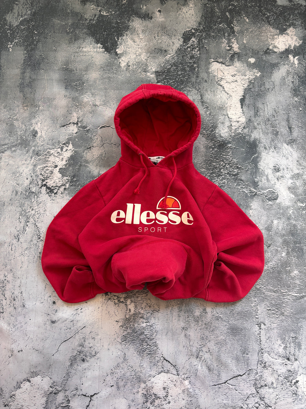 bluza hoodie ELLESE RED oversize american streetwear big logo