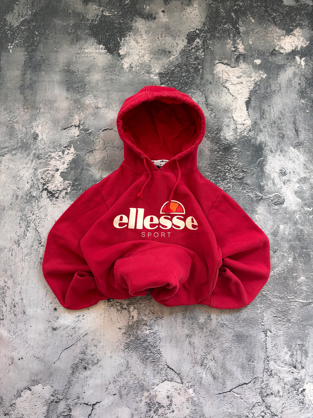 bluza hoodie ELLESE RED oversize american streetwear big logo