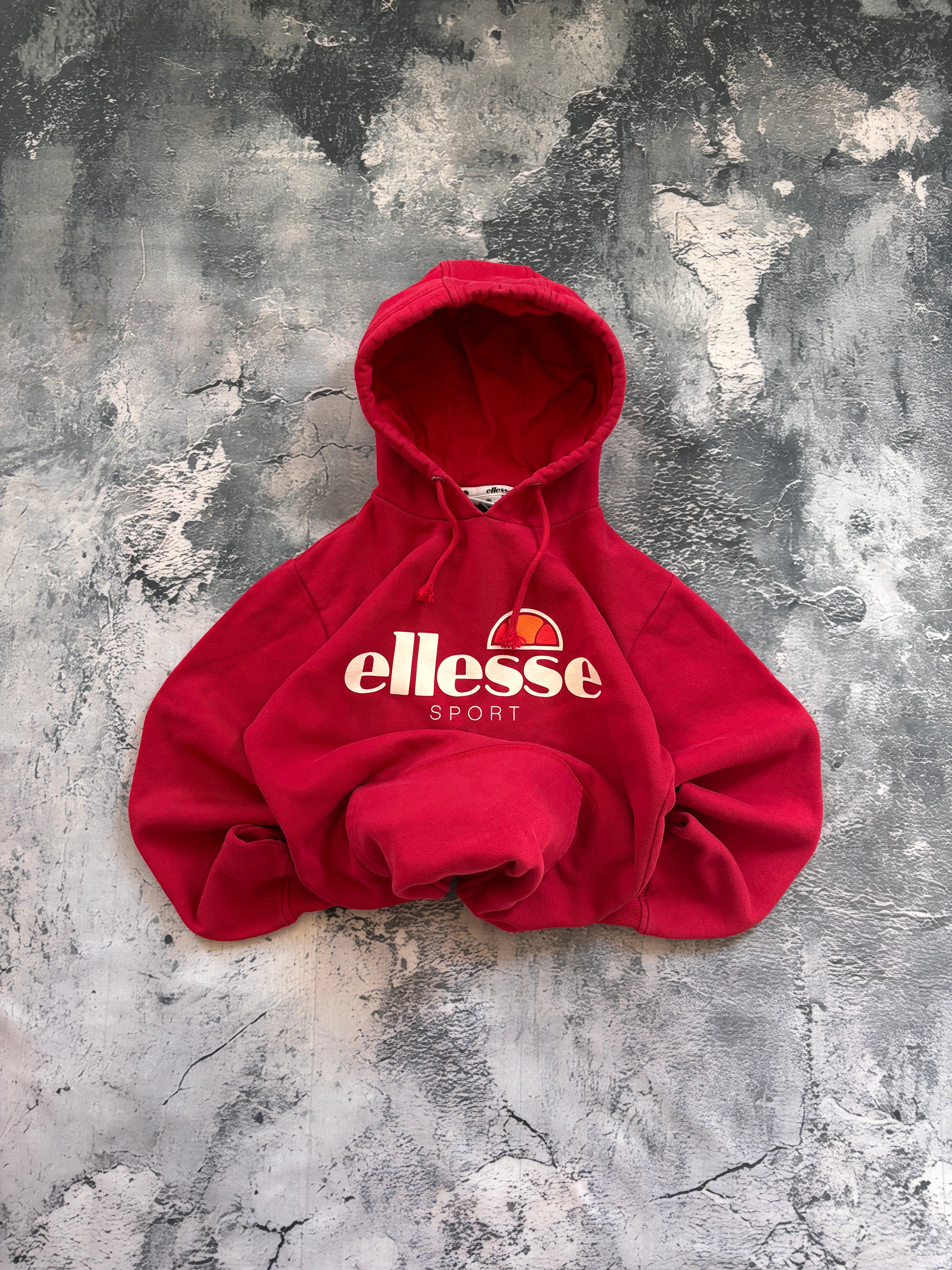 bluza hoodie ELLESE RED oversize american streetwear big logo
