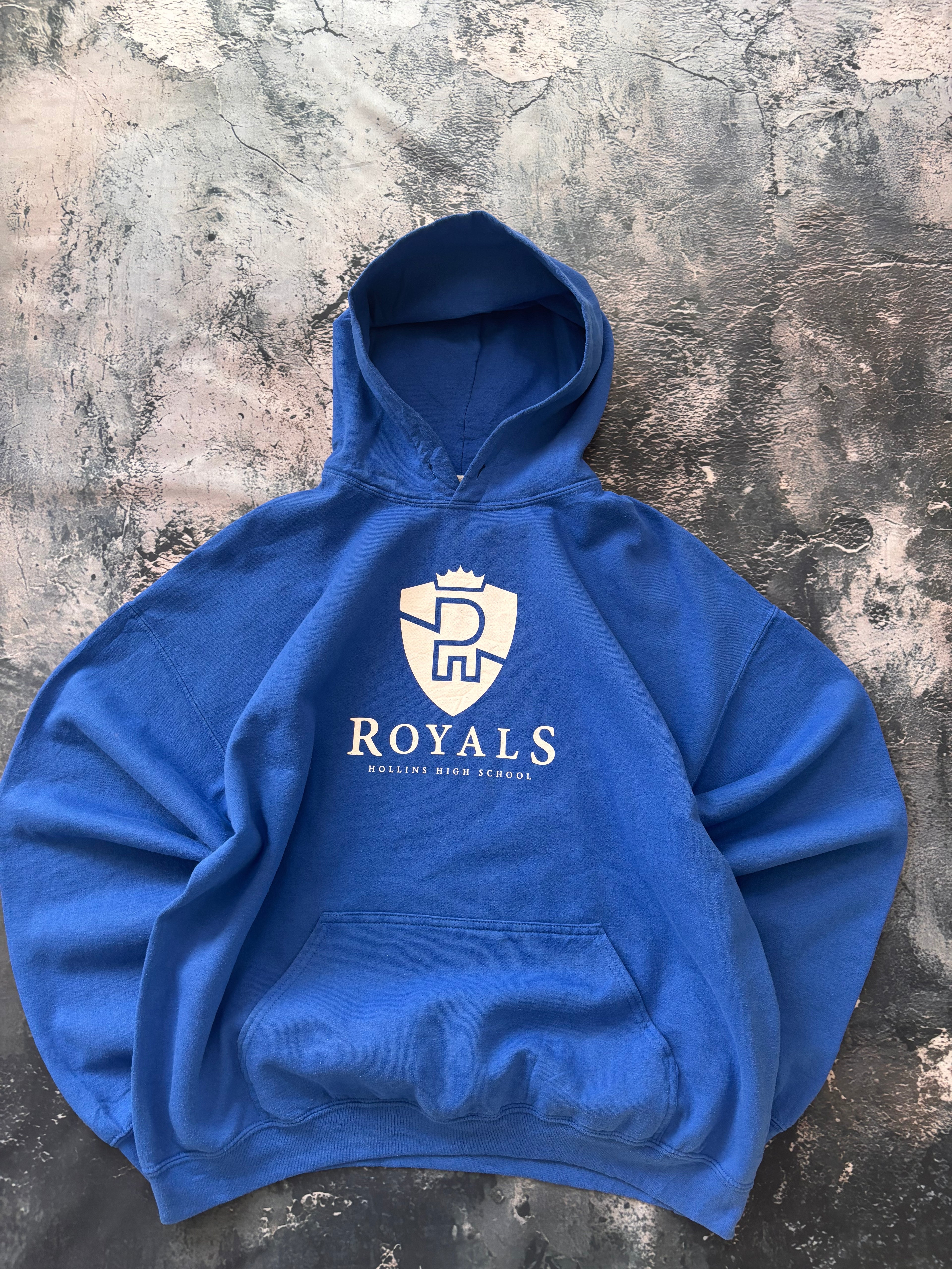bluza hoodie ROYALS blue vintage 90s retro