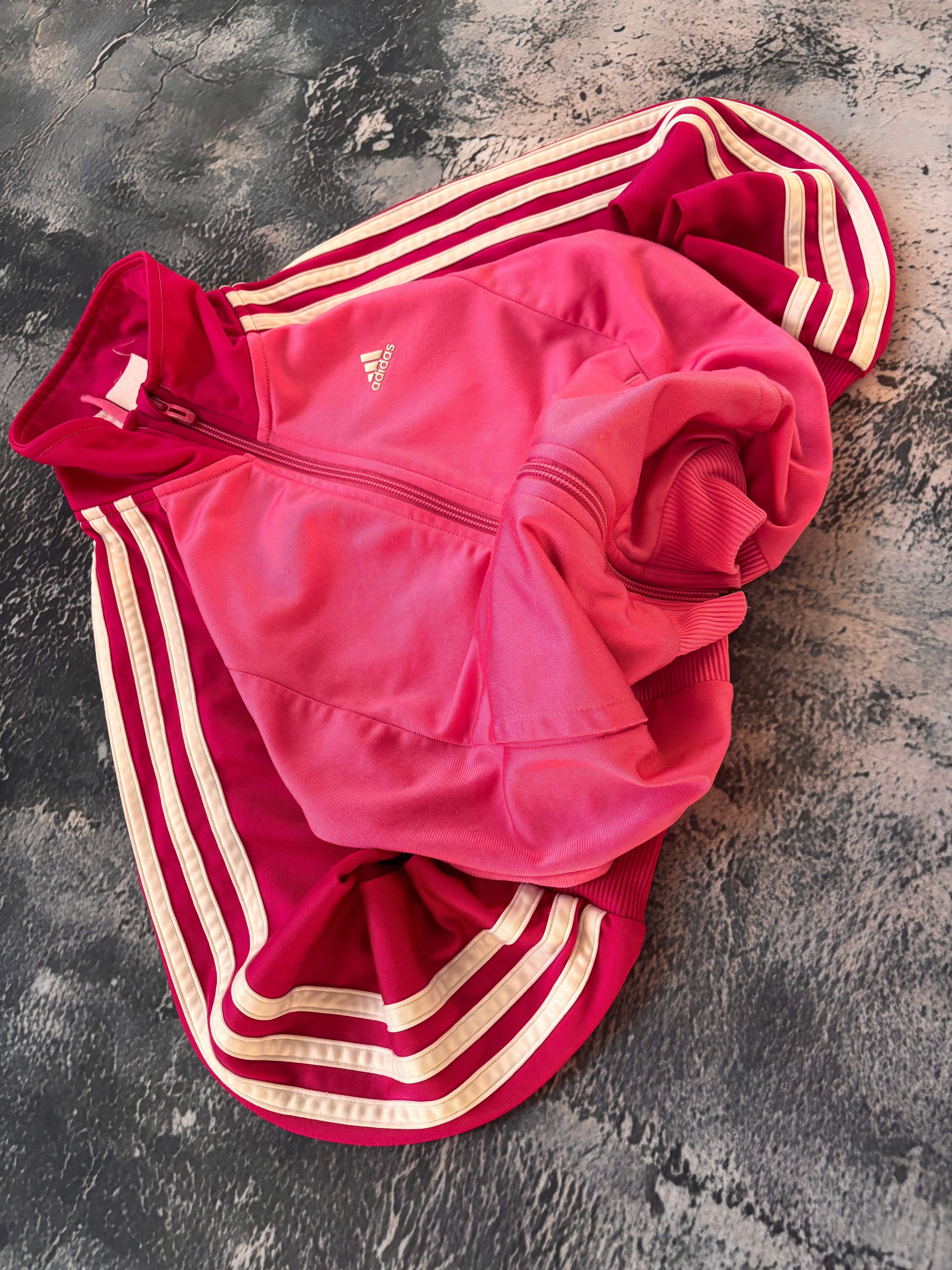 Bluza adidas zip stripe w paski