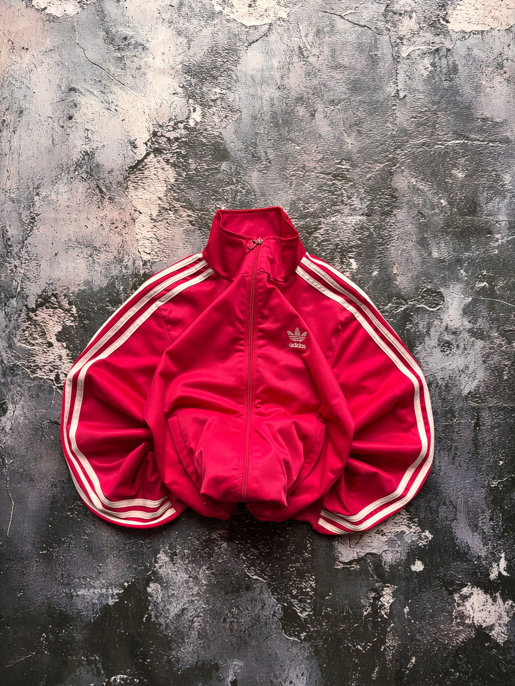 bluza zip pink w paski adidas vintage klasyk vintage