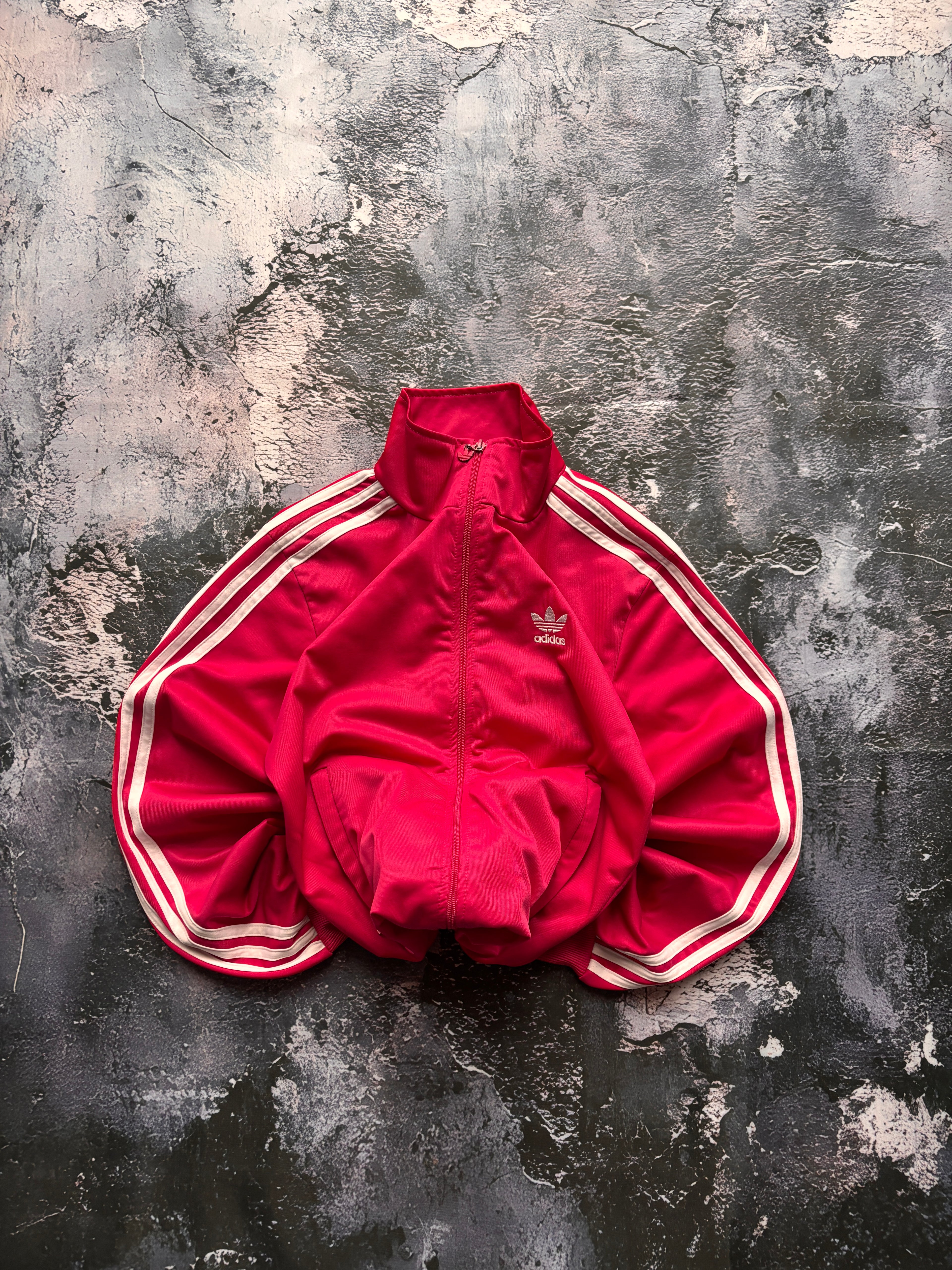 bluza zip pink w paski adidas vintage klasyk vintage