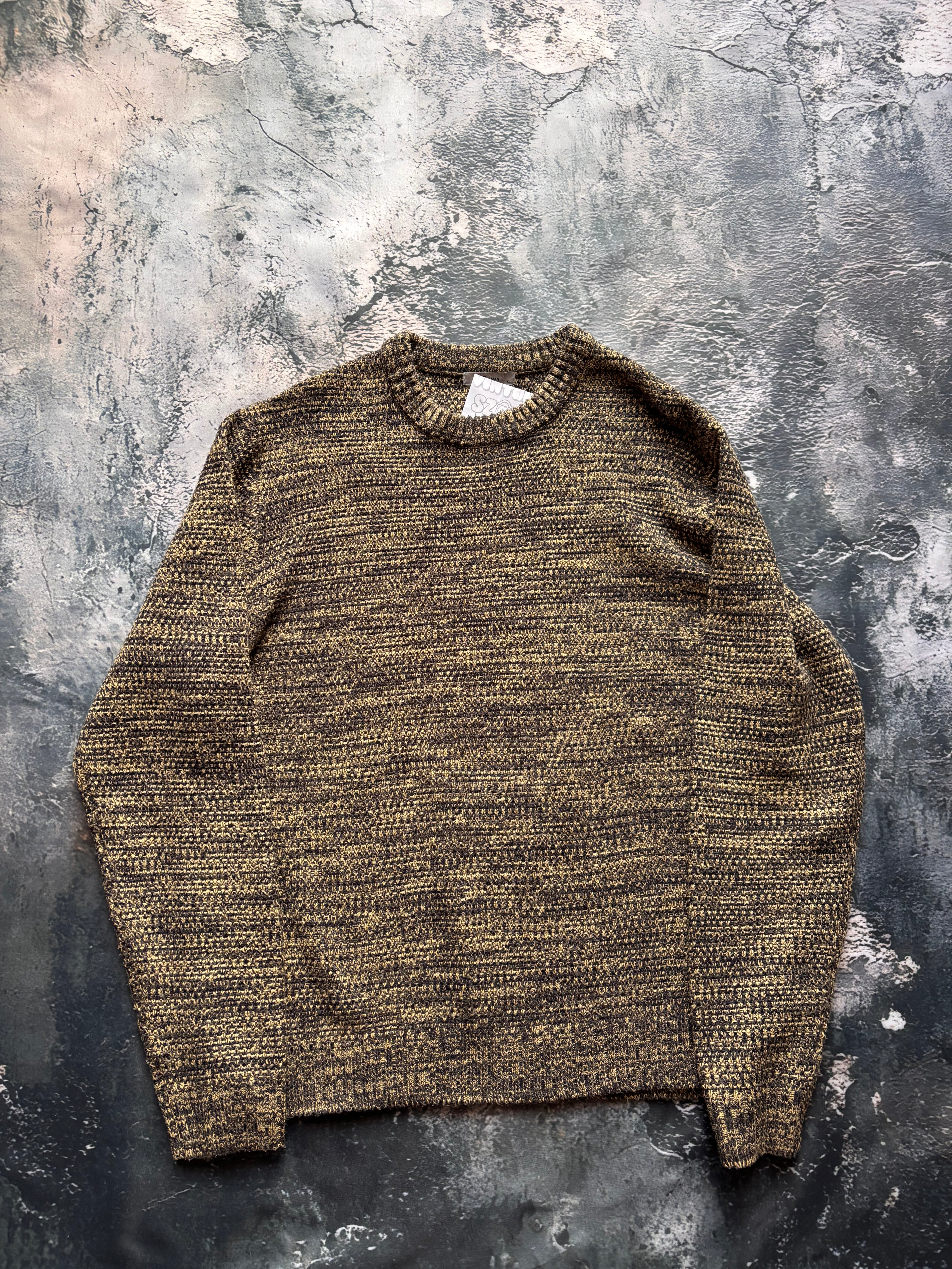 sweter khaki multicolor