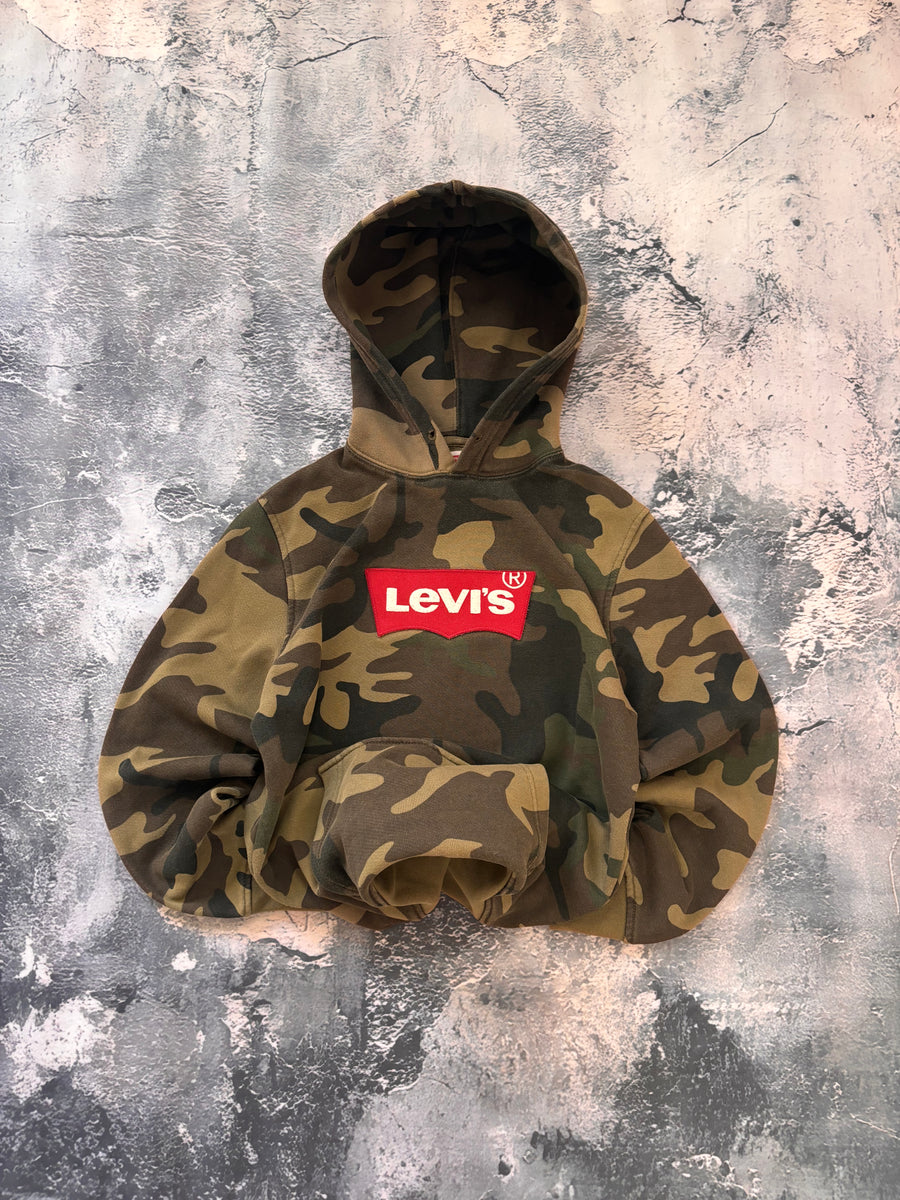 bluza camo moro levis big logo vintage oversize