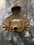 Bluza hoodie CARHARTT UNIKAT khaki oversize