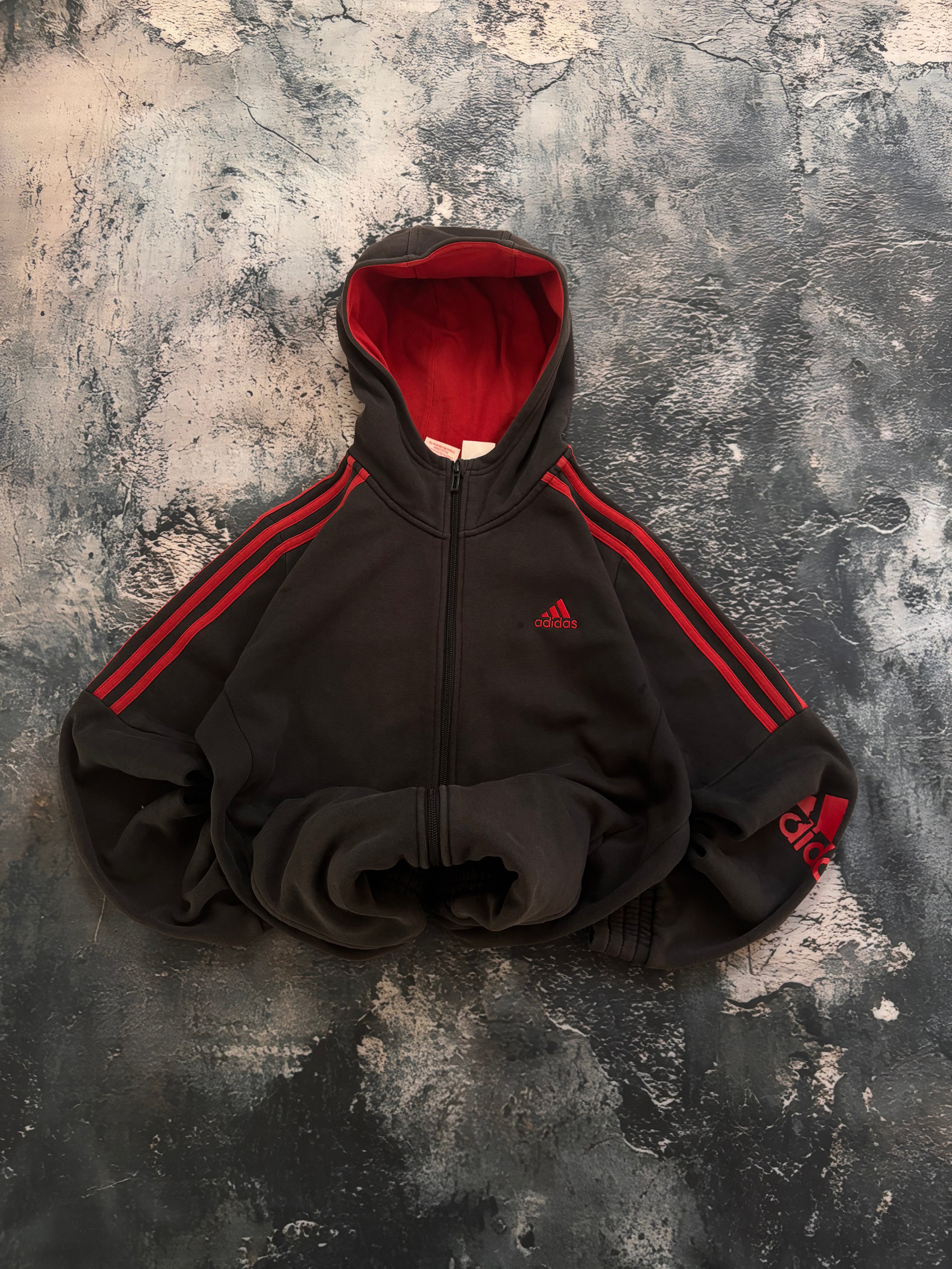 Bluza zip adidas stripes w paski