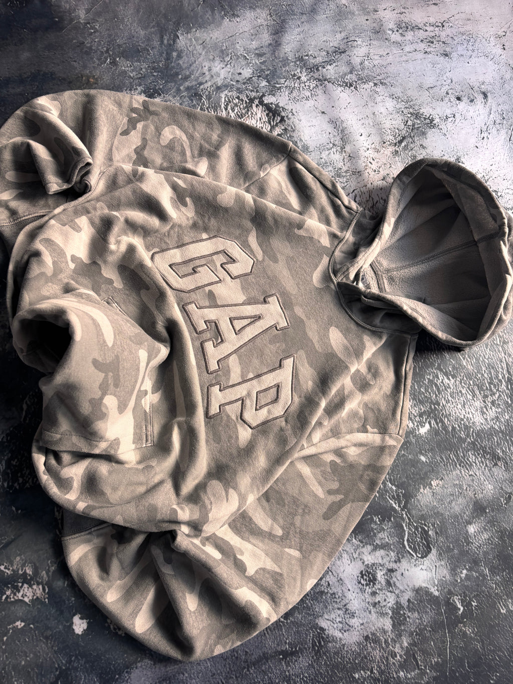 Bluza gap szara camo moro vintage