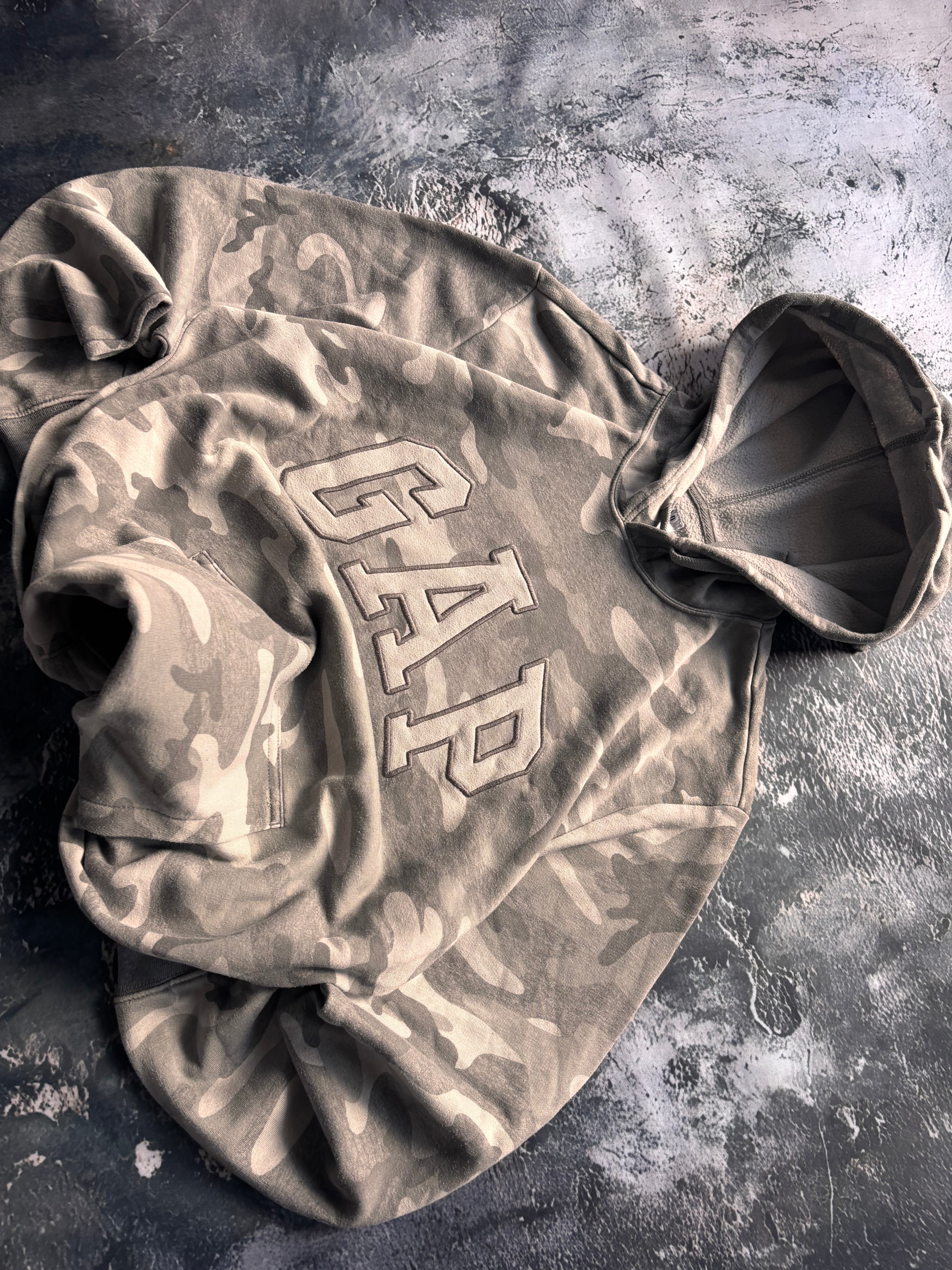 Bluza gap szara camo moro vintage
