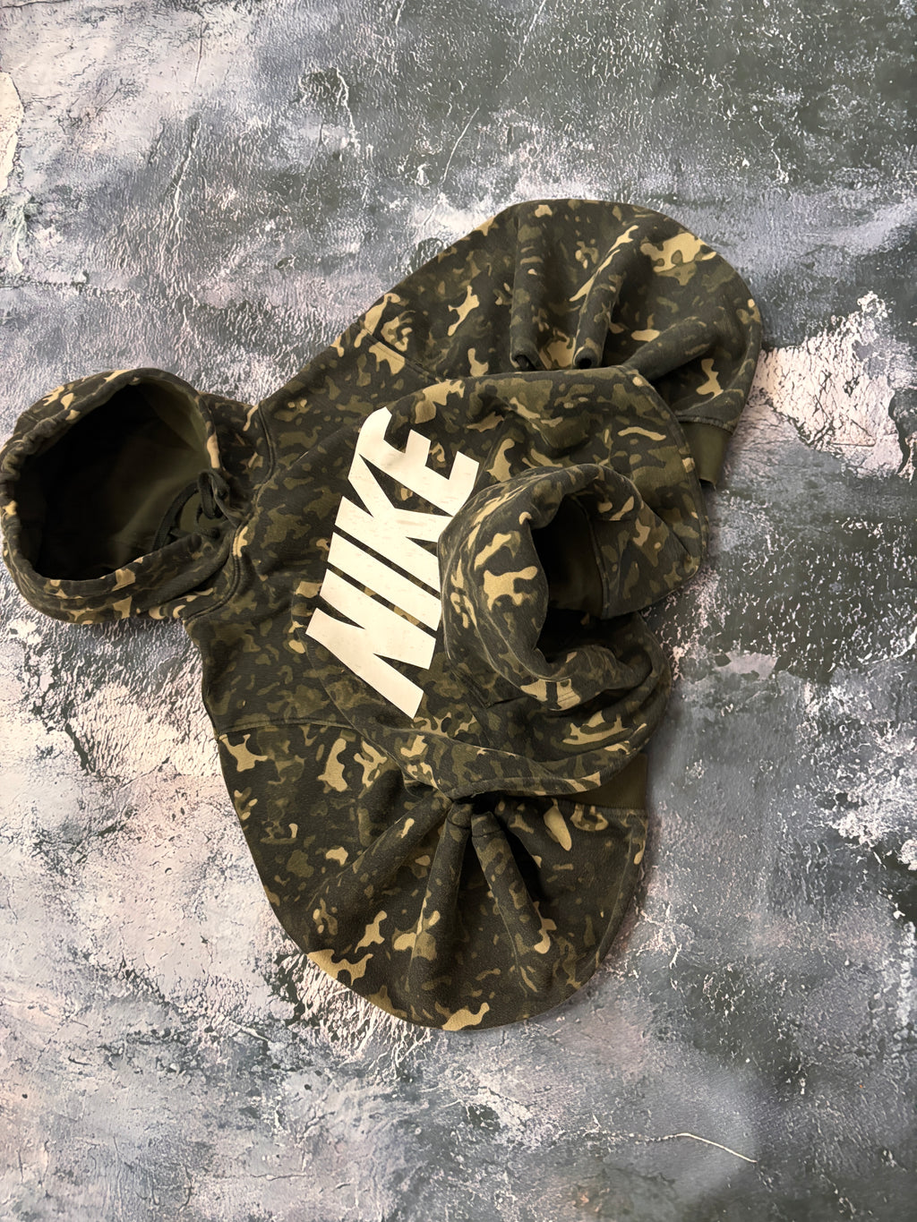 Bluza hoodie nike oversize retro swag camo