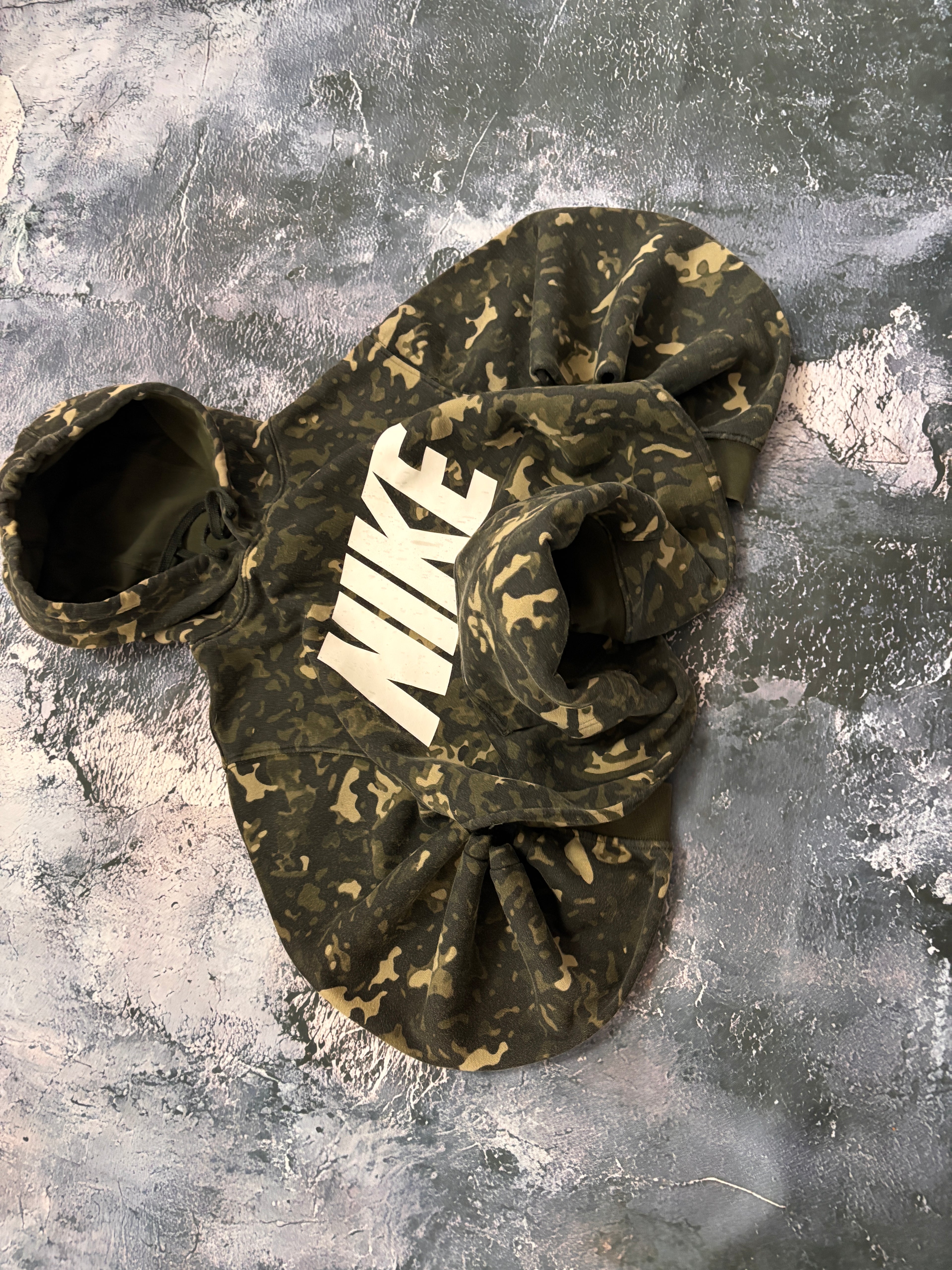 Bluza hoodie nike oversize retro swag camo