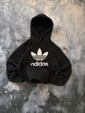 BLUZA HOODIE ADIDAS BIG LOGO OVERSIZE BASIC