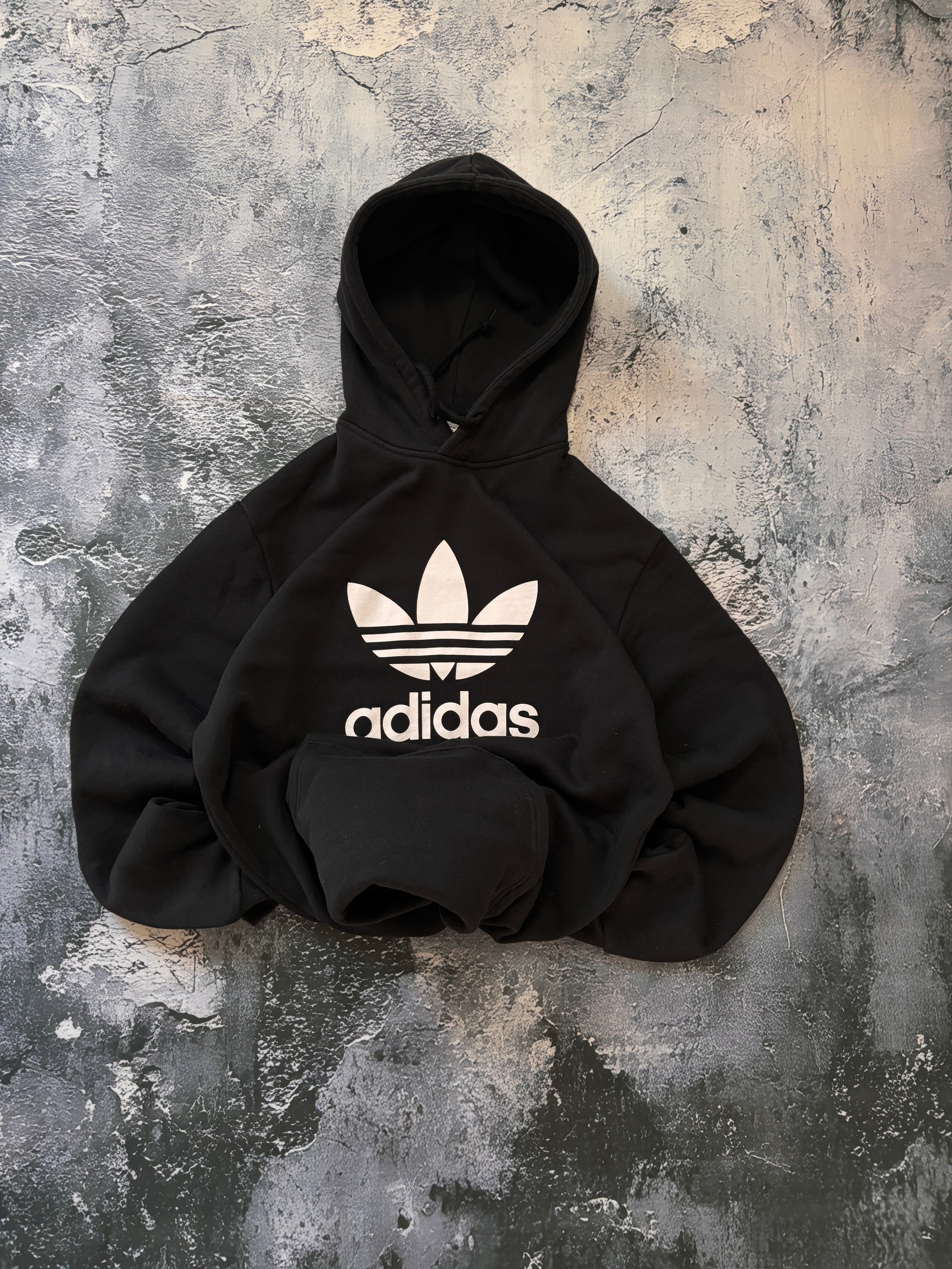 BLUZA HOODIE ADIDAS BIG LOGO OVERSIZE BASIC