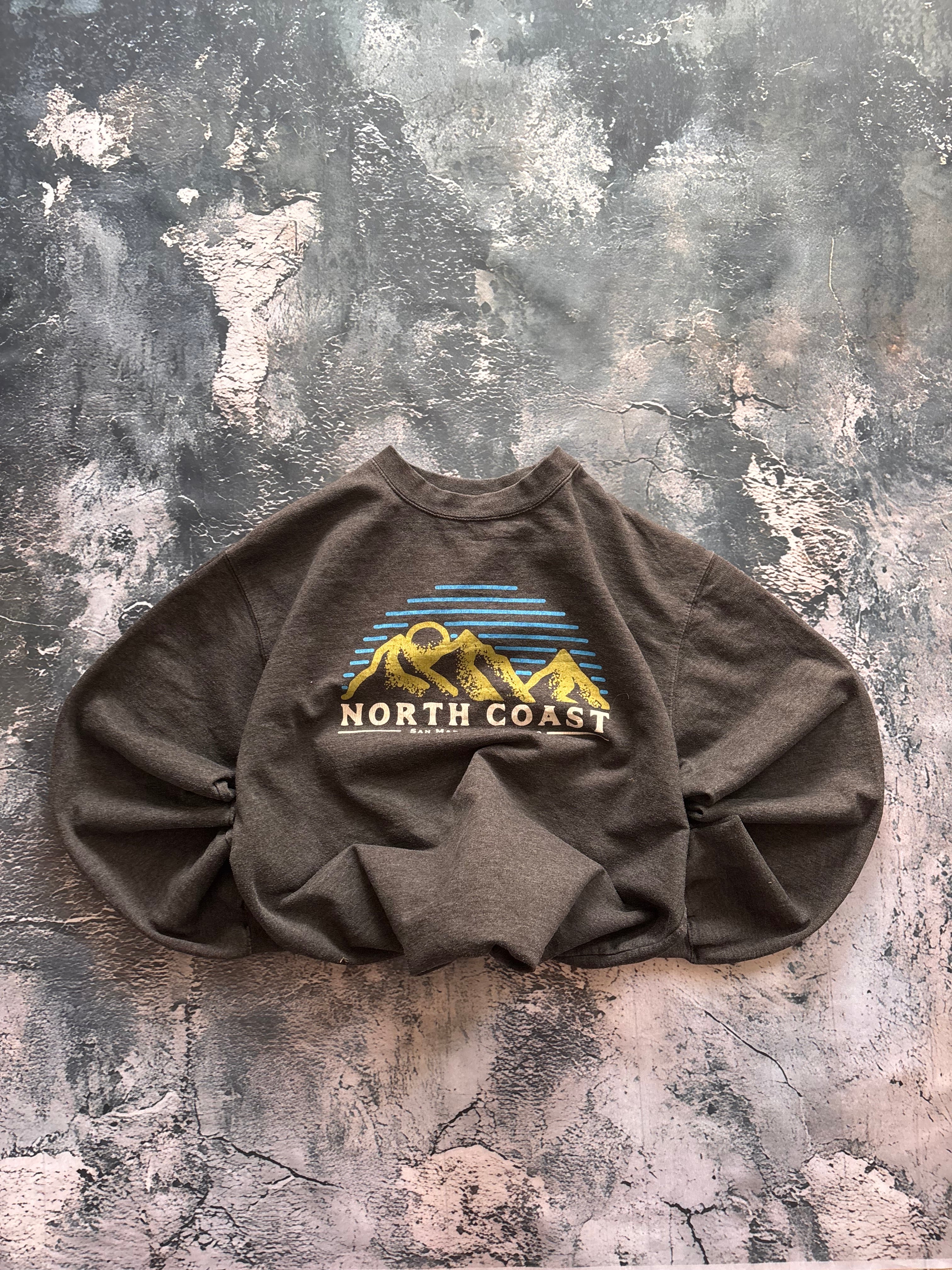 Bluza crewneck oversize boxy vintage oldschool retro 90s streetwear basic