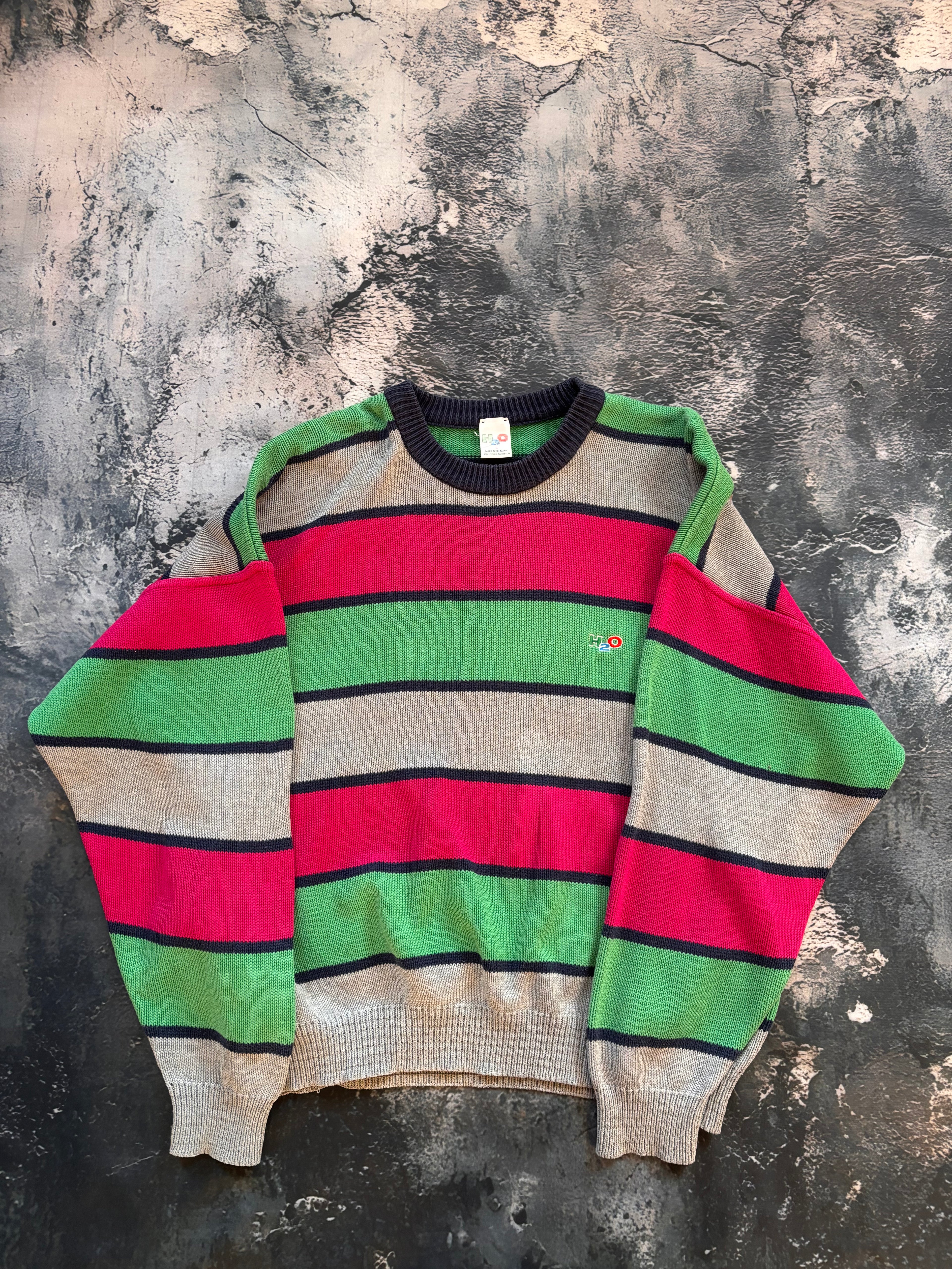 sweter bawełna multicolor