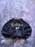 bluza crewneck MICHIGAN USA M streetwear 2000s