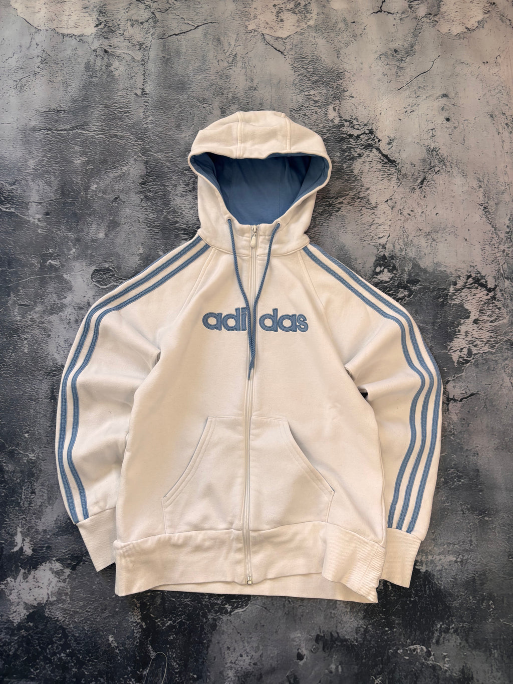 bluza zip hoodie w passive vintage basic retro