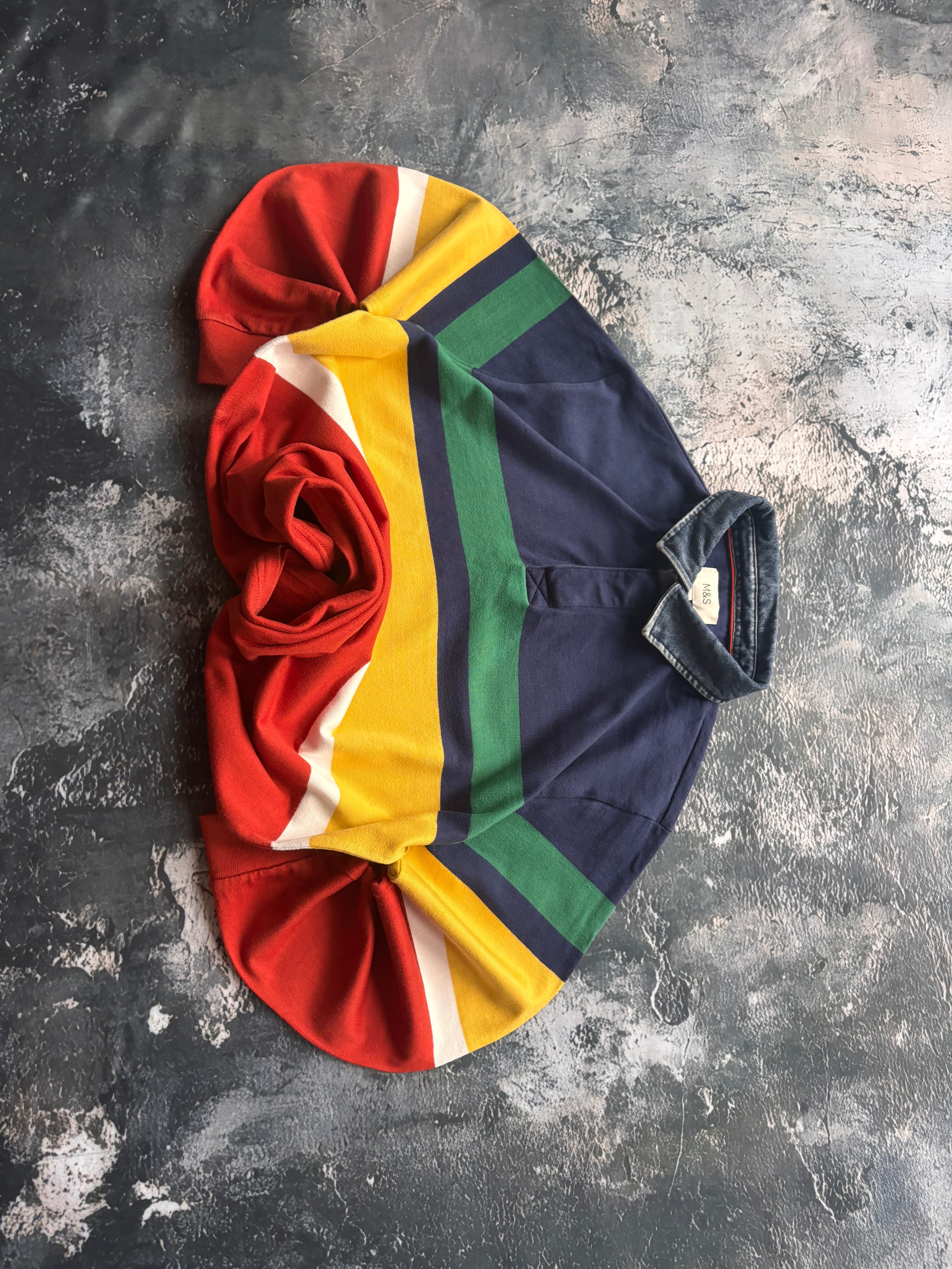 bluza crewneck multicolor vintage 90s retro