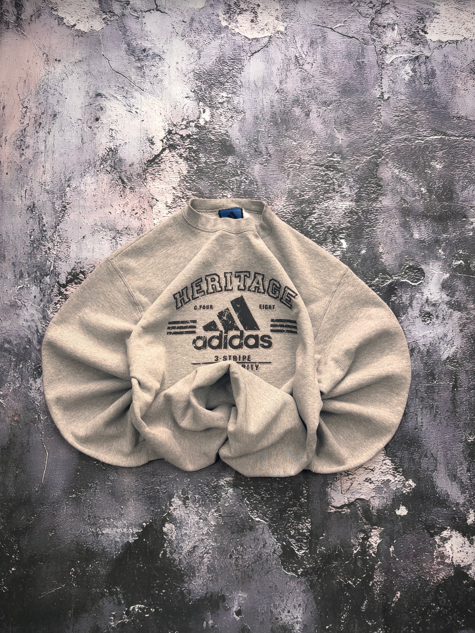 BLUZA CREWNECK ADIDAS BASIC 90S OVERSIZE