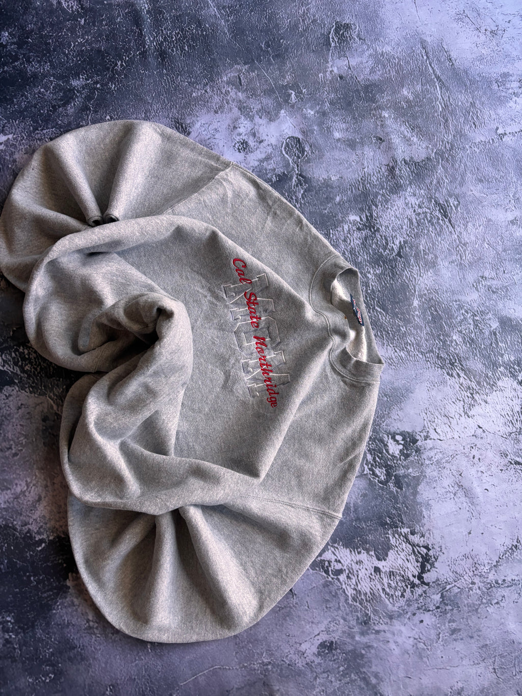 Bluza crewneck szara basic retro jansport unikat