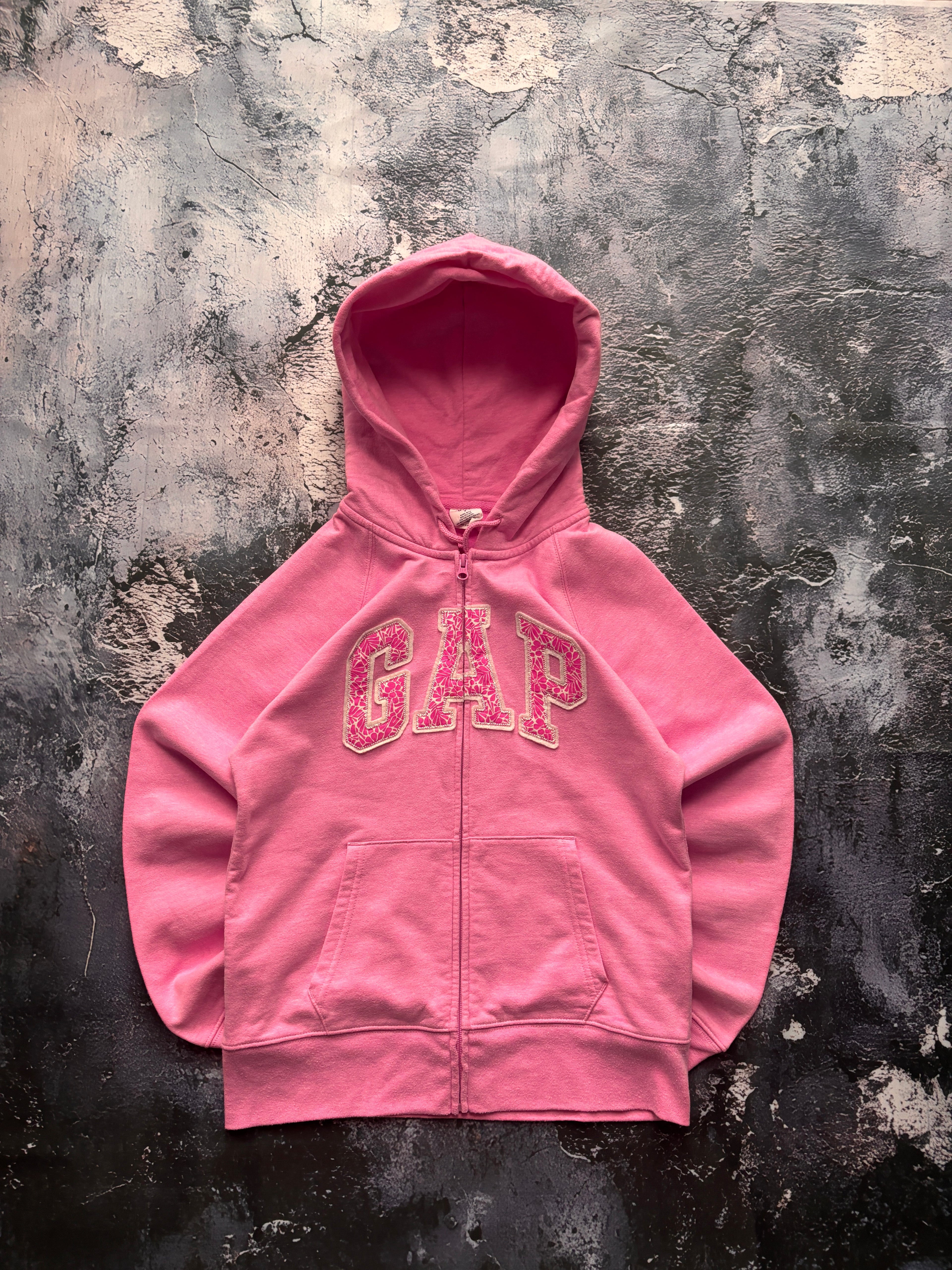 Bluza hoodie pink GAP retro american streetwear 90s prosty krój