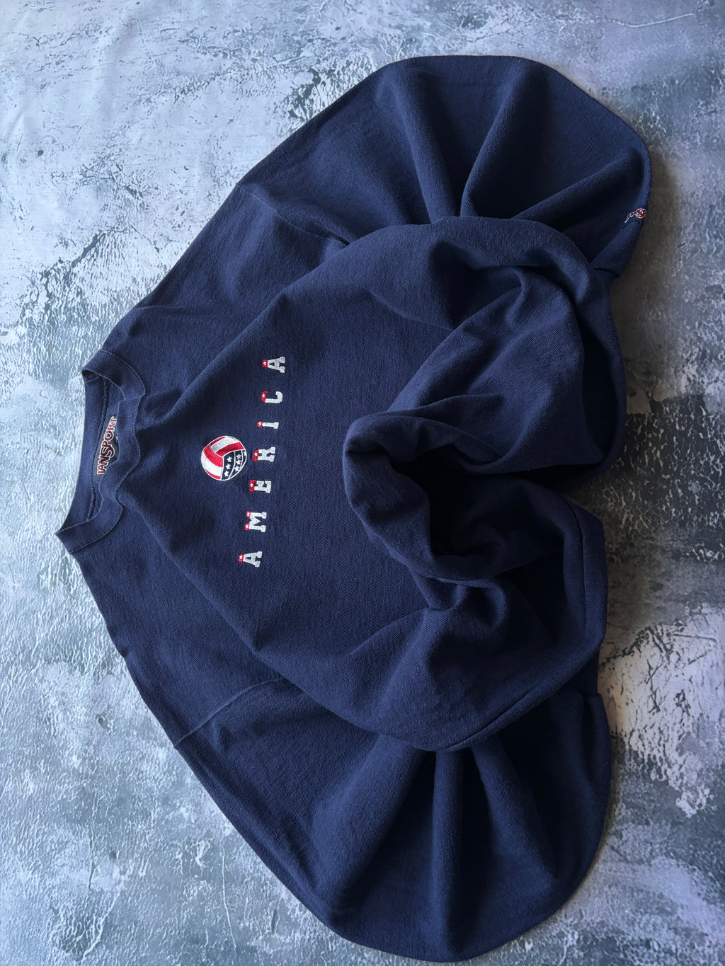 BLUZA HOODIE AMERICA VINTAGE RETRO JANSPORT UNIKAT