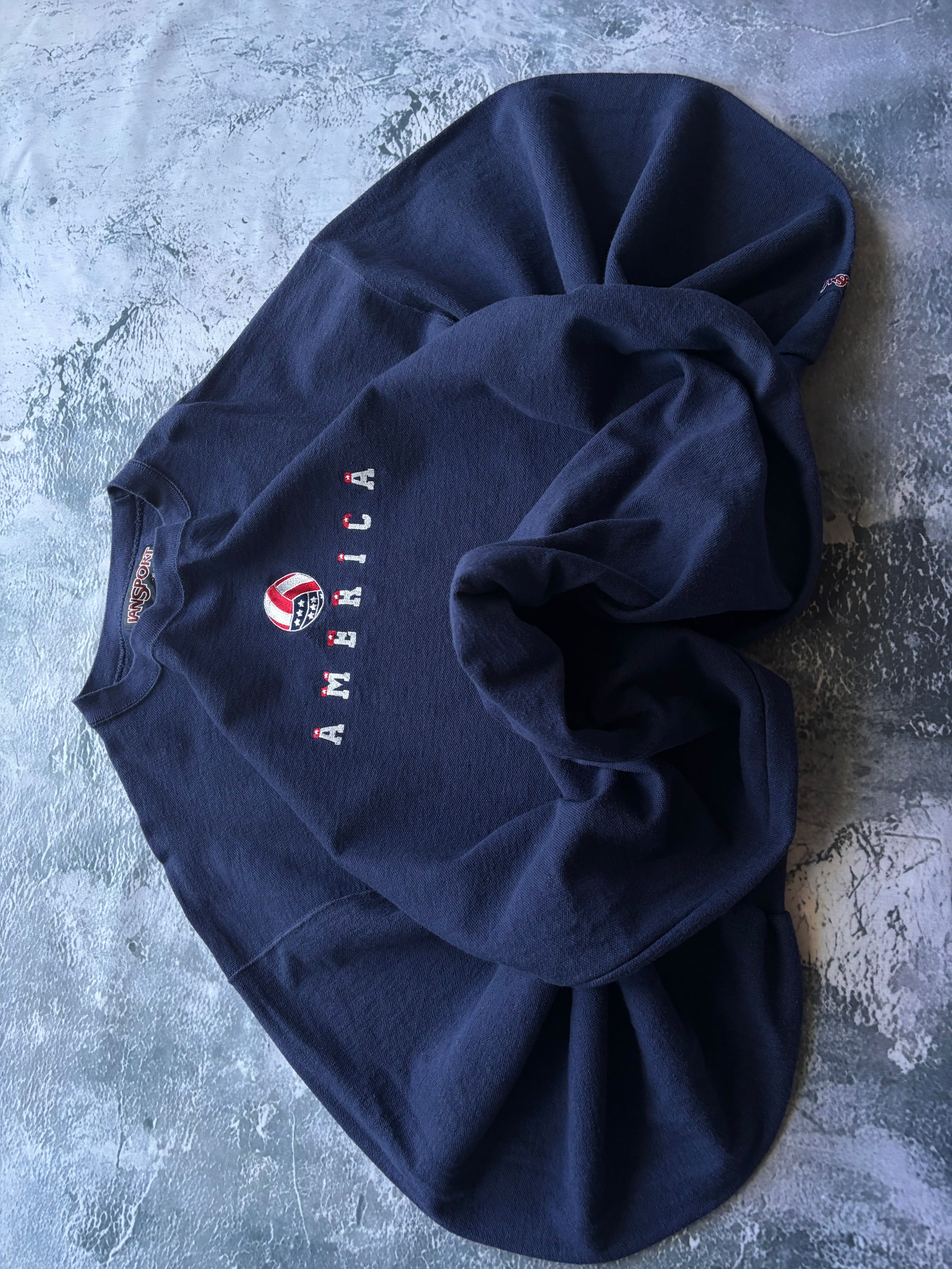 BLUZA HOODIE AMERICA VINTAGE RETRO JANSPORT UNIKAT