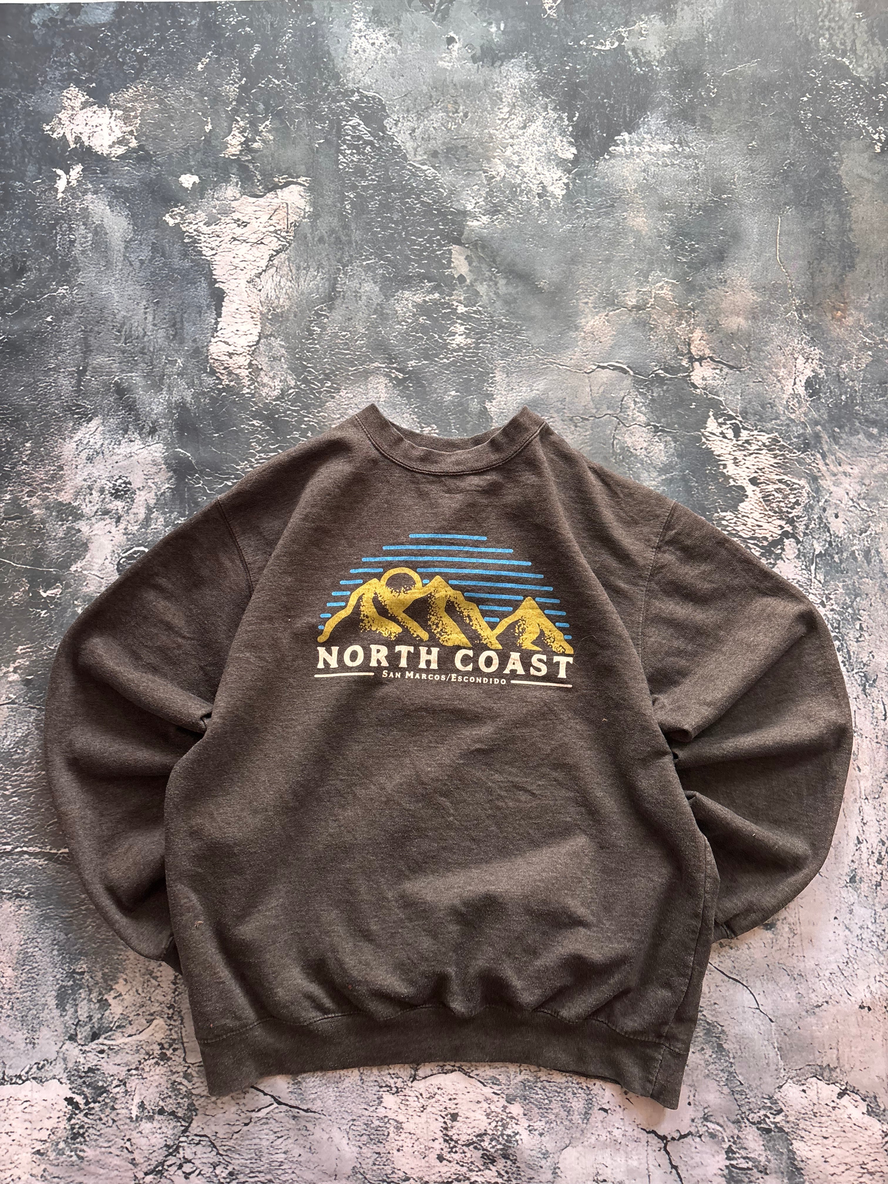 Bluza crewneck oversize boxy vintage oldschool retro 90s streetwear basic