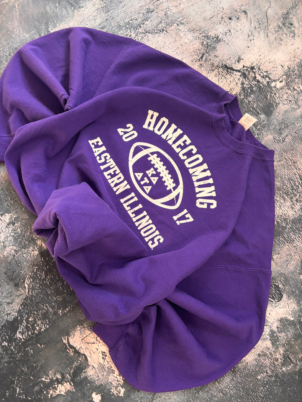 bluza crewneck fioletowy homecoming