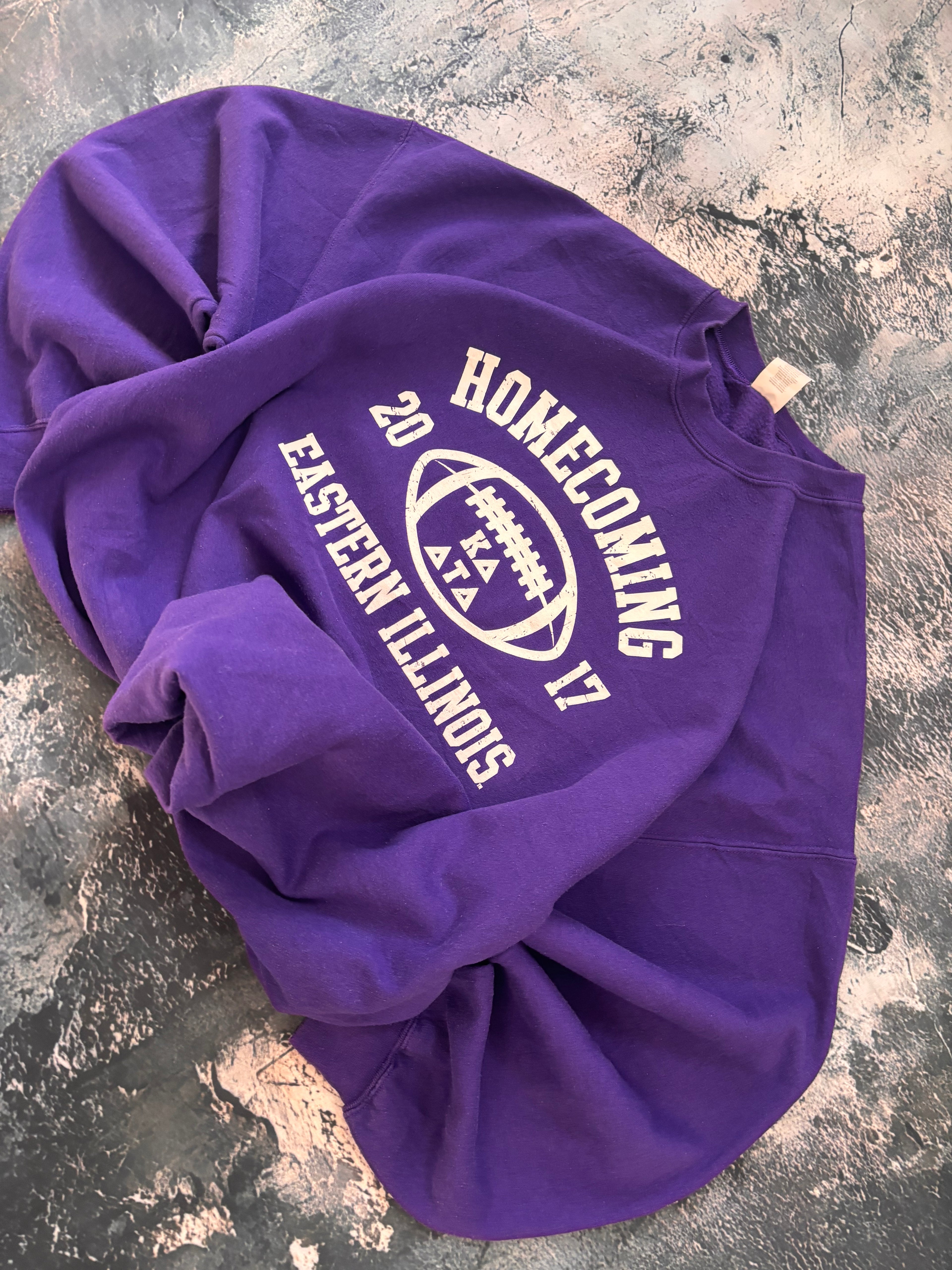 bluza crewneck fioletowy homecoming