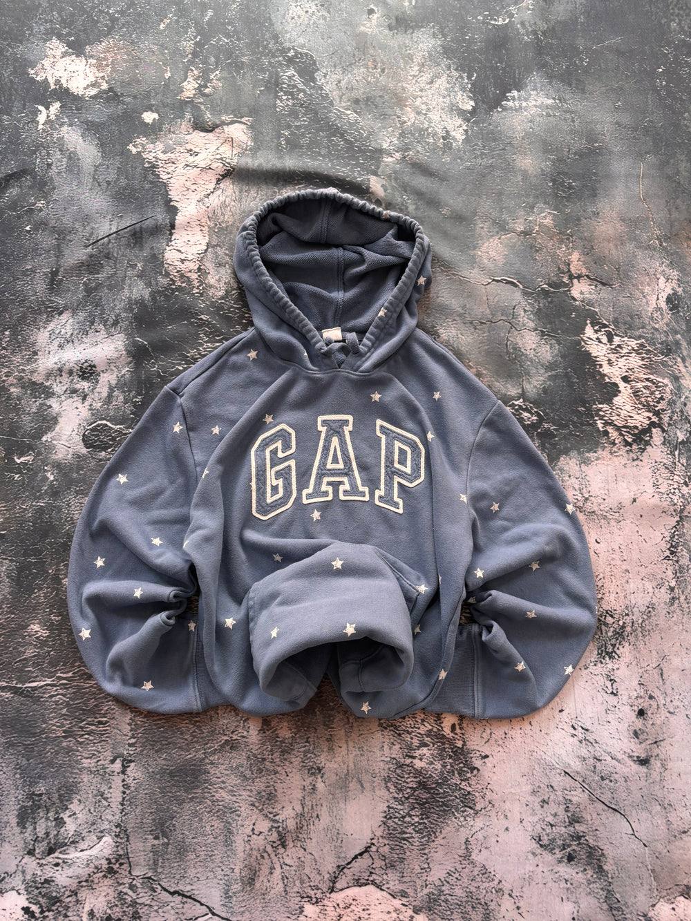 Bluza hoodie Gap y2k w gwiazdki retro vintage american streetwear