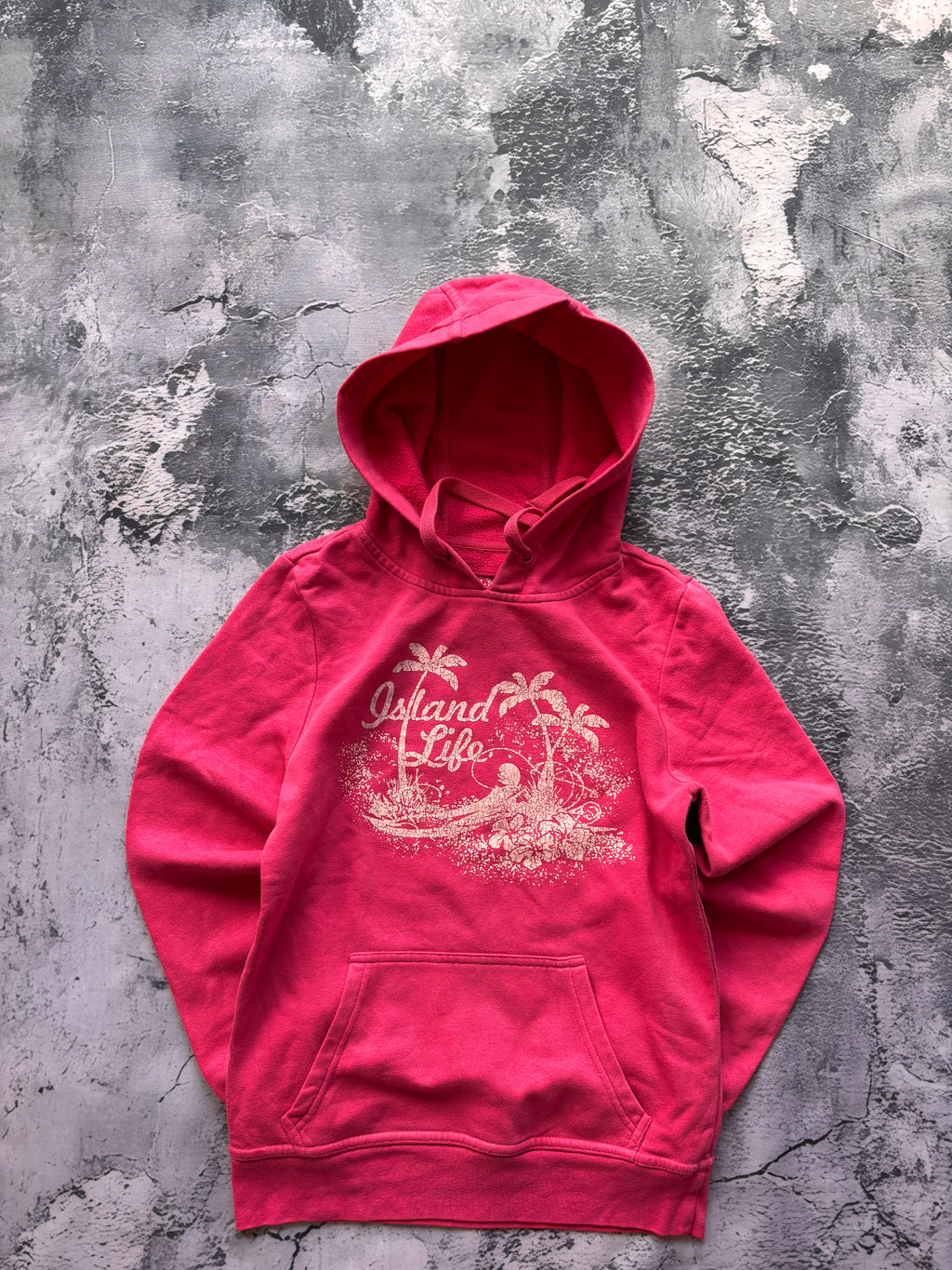 BLUZA HOODIE VINTAGE DISTRESSED EFEKT PROSTY KRÓJ