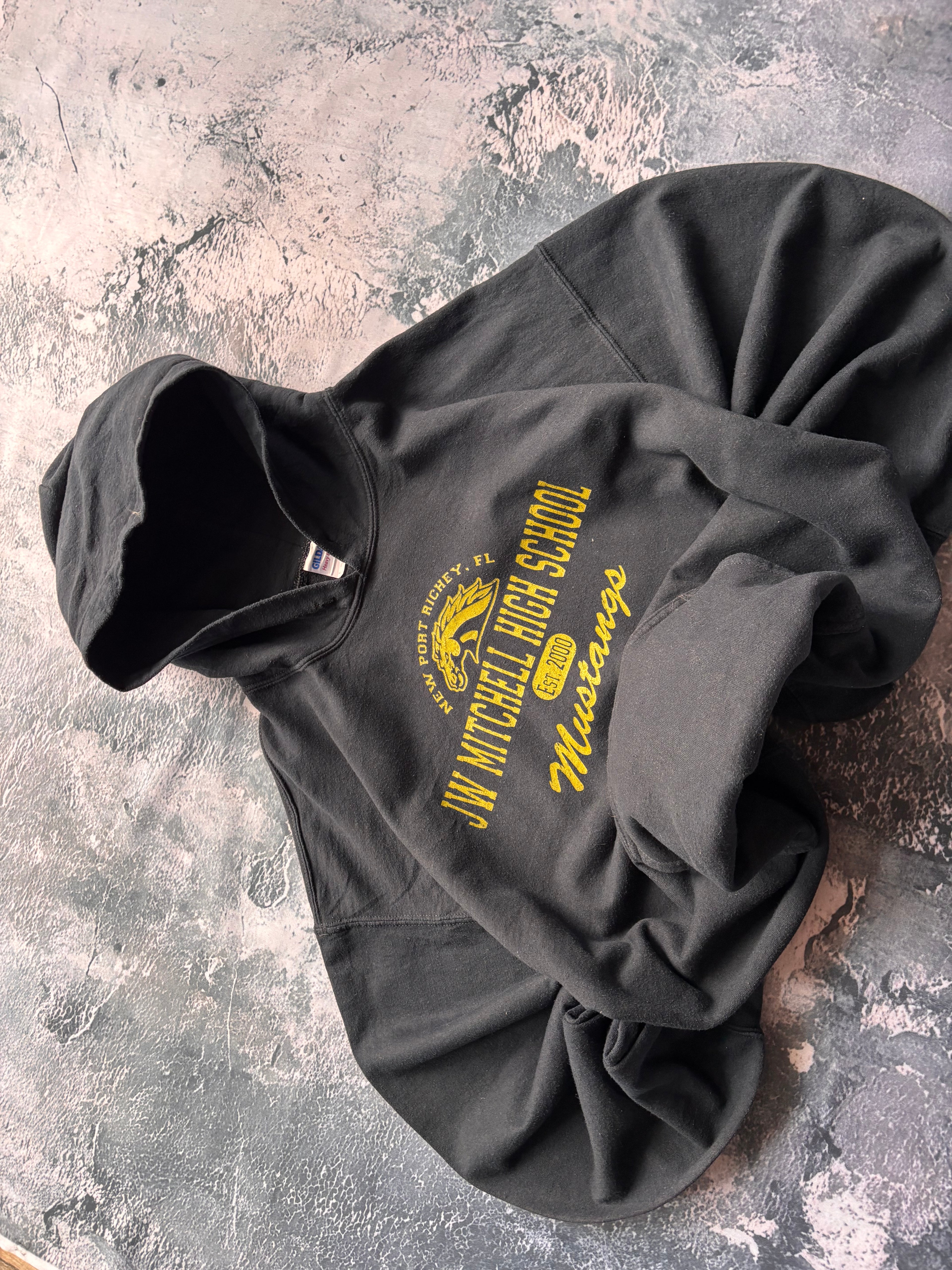 Bluza hoodie uniwersytecka MITCHELL HIGH SCHOOL vintage