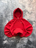 bluza hoodie basic czerwona nike