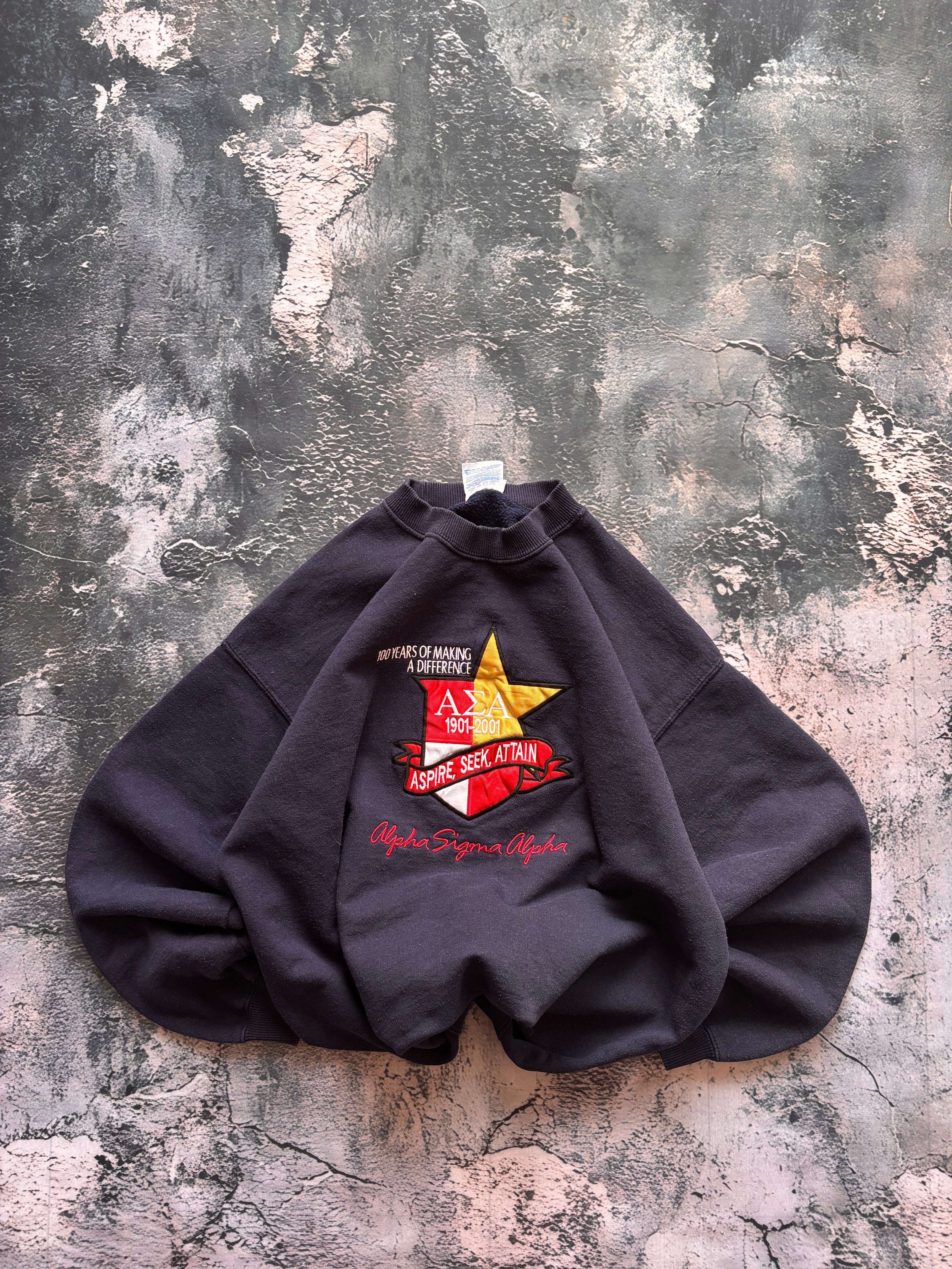 Bluza crewneck oversize vintage oldschool retro 90s streetwear basic